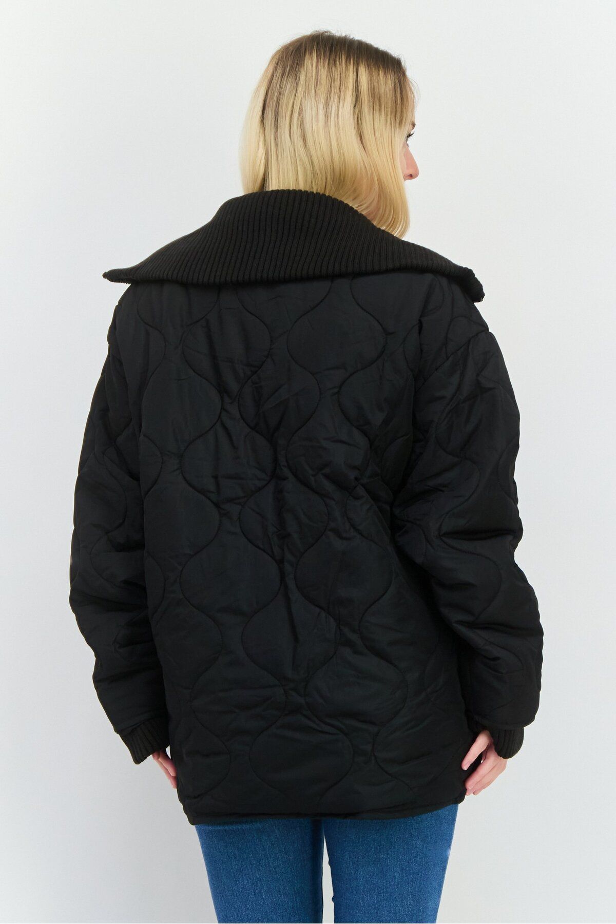 Bcbgeneration-Women Onion Quilted Puffer Jacket, Black 3