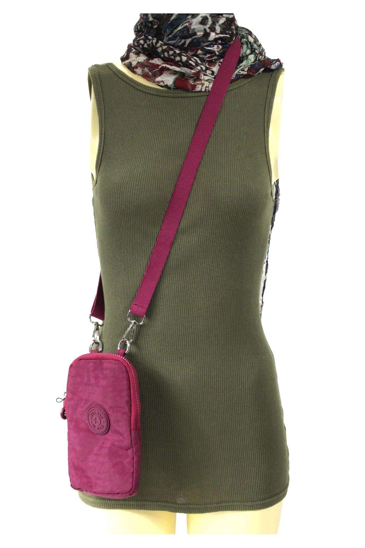 M 226 Mega Bag Krinkıl Kumaş Unisex Küçük Omuz Çantası, Telefonluk