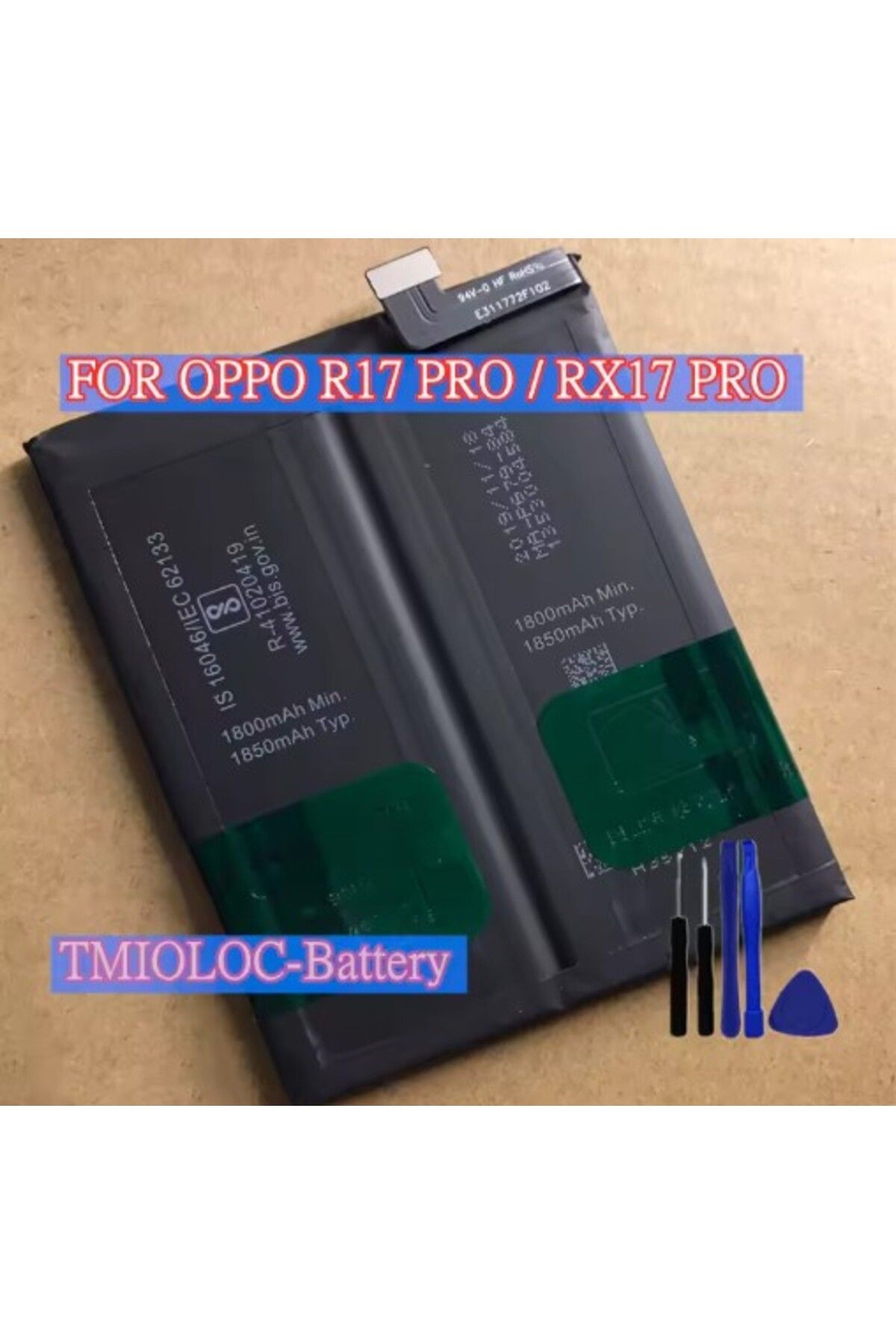 Asia OPPO R17pro R17 Pro Rx17 pro RX17pro BLP679 3700mAh pil CPH1877 PBDM00 PBDT00+ Tamir seti