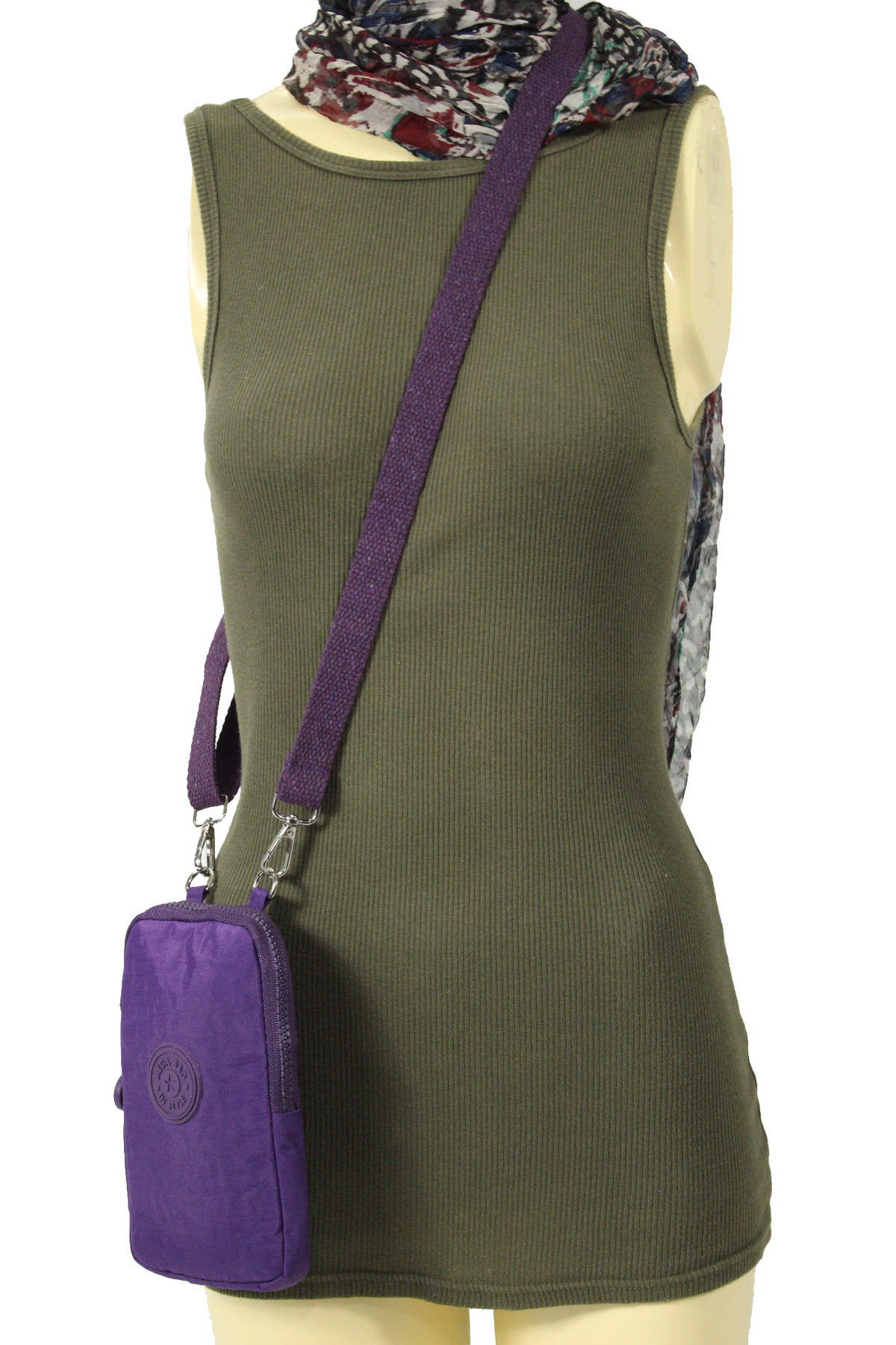 M 226 Mega Bag Krinkıl Kumaş Unisex Küçük Omuz Çantası, Telefonluk
