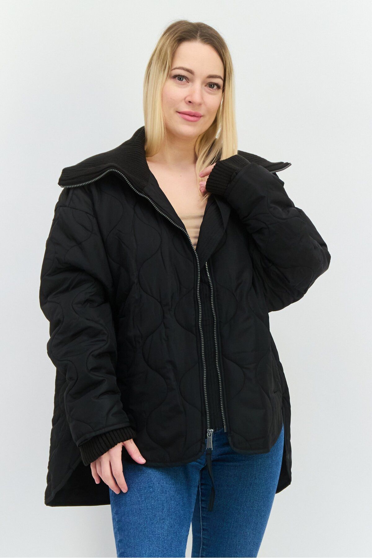 Bcbgeneration-Women Onion Quilted Puffer Jacket, Black 1