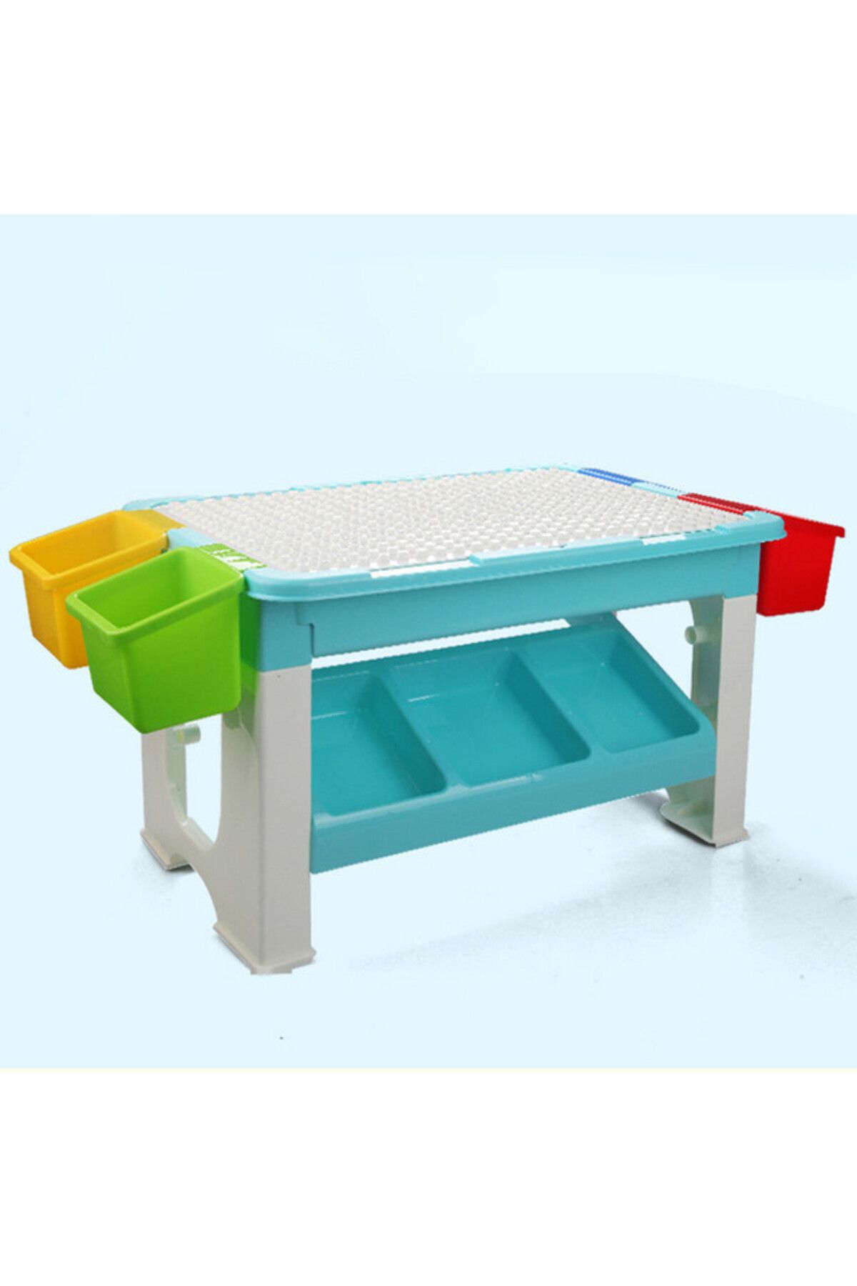 Little Story-طاولة أنشطة 3 في 1 مكونة من 59 مكعبًا 3