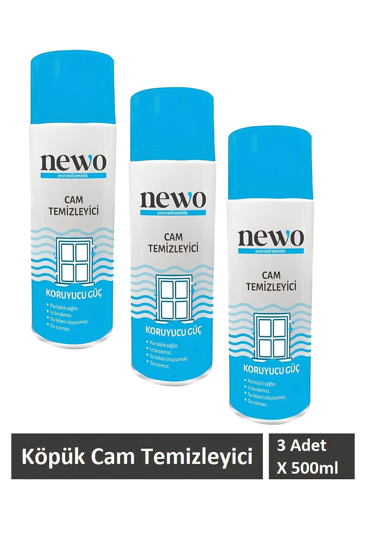 Newo Köpük Cam Temizleyici 3 Adet x 500ml