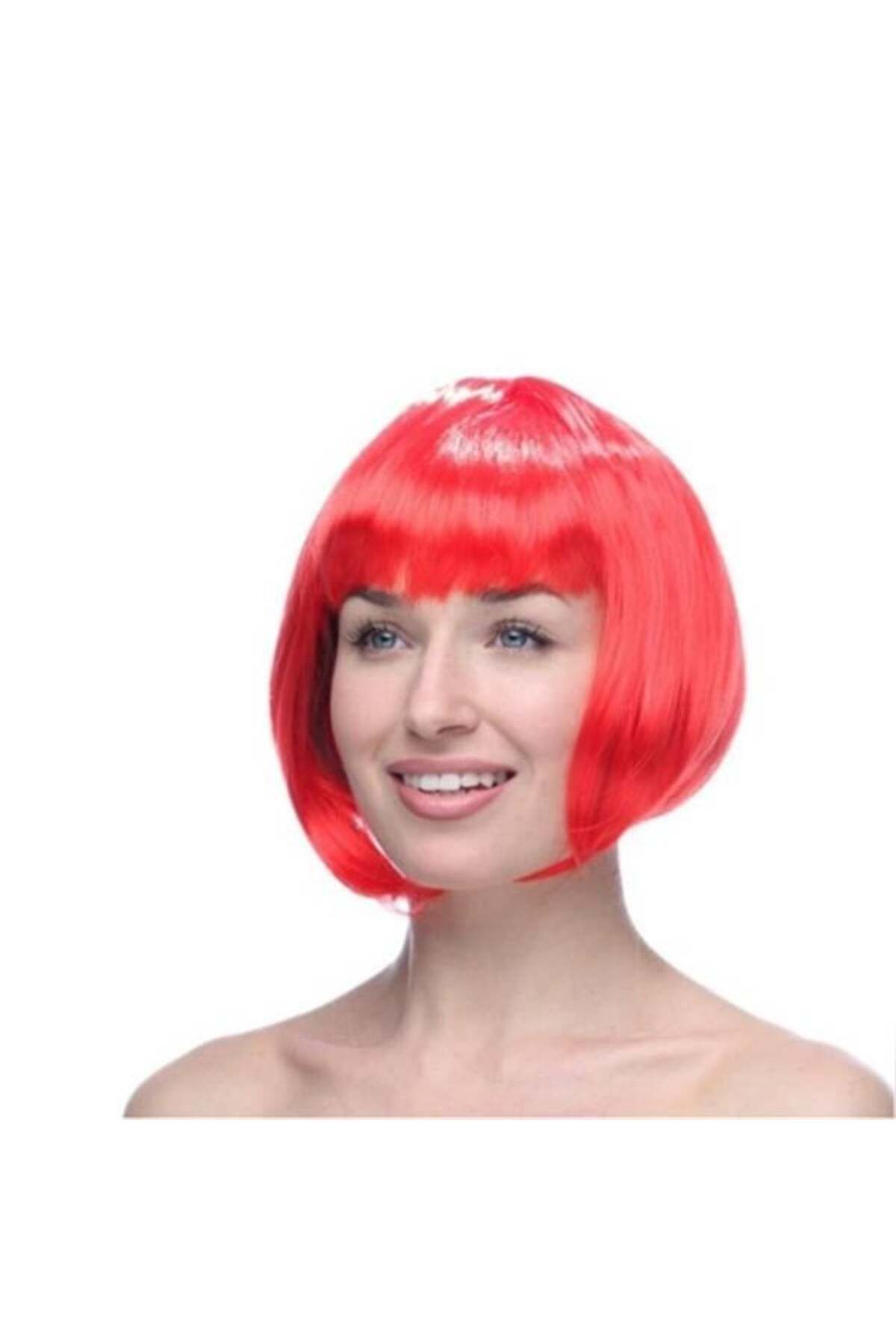 Roses Store Kırmızı Peruk Saç