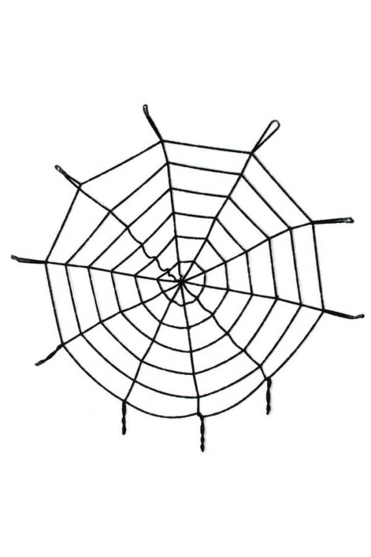 Roses Store Halloween Cadılar Bayramı Örümcek Ağ Dekor Siyah