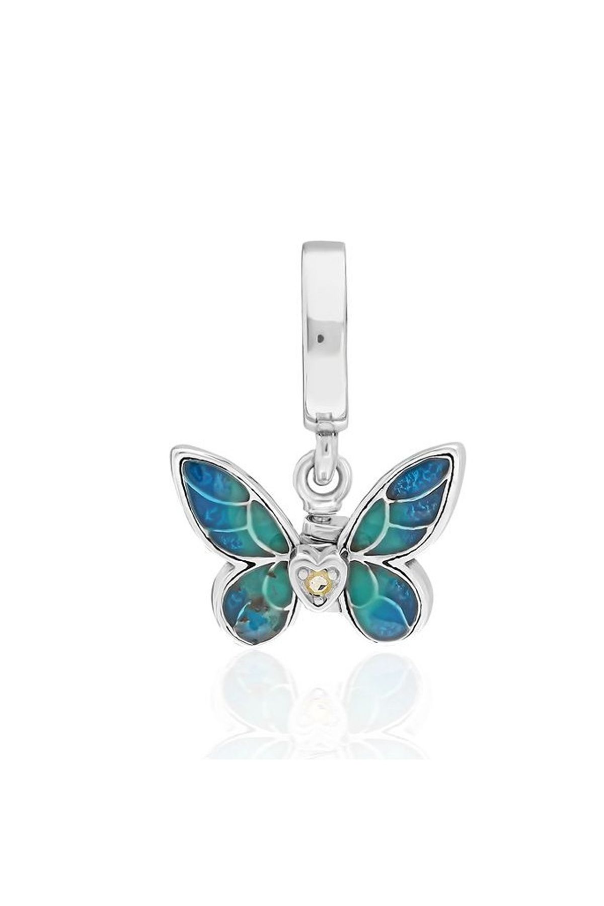 Fubena-Colorful Winged Butterfly Dangle Charm 1