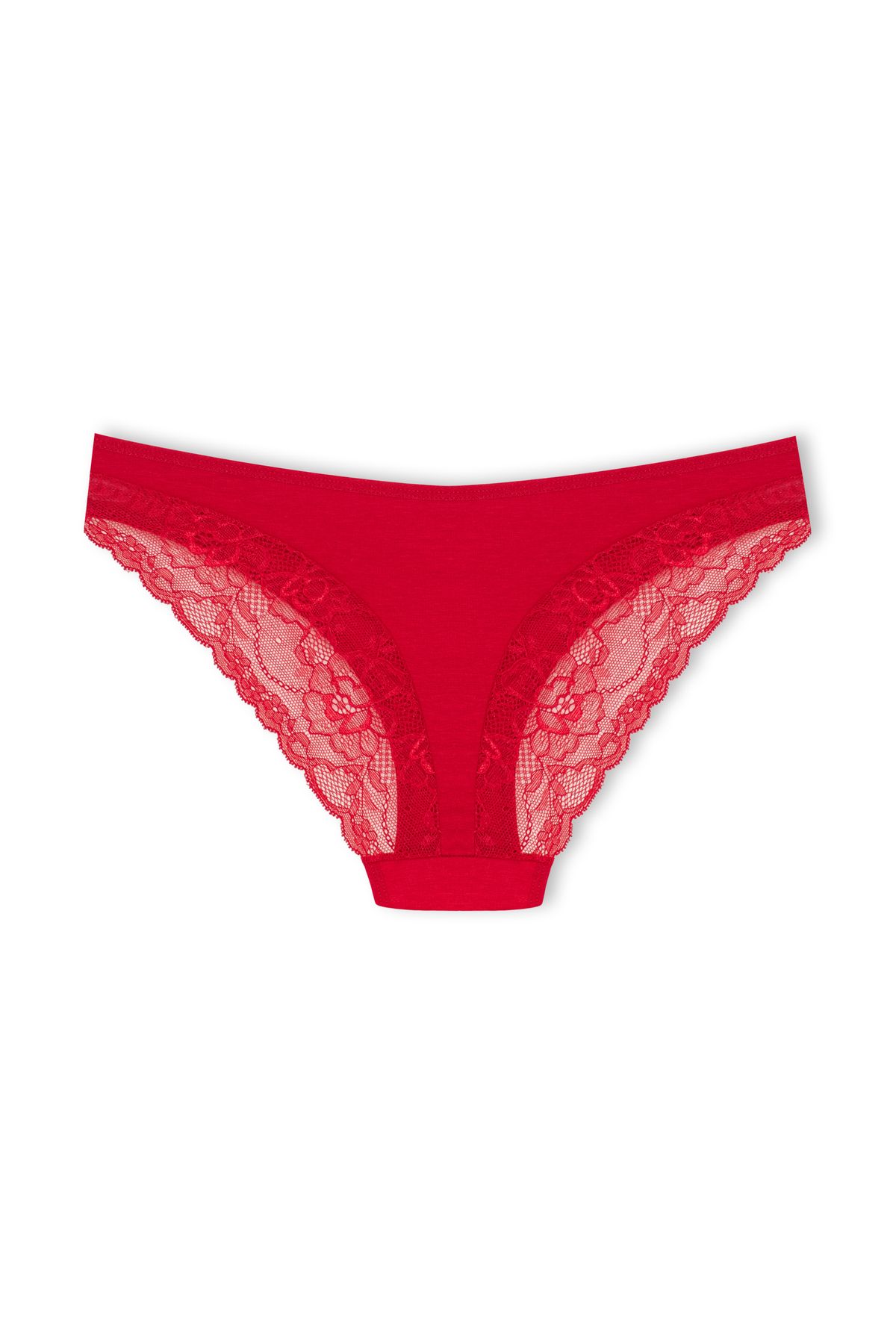 HNX-8 Pcs Cotton Back Hem Lace Slip Women Panties 6