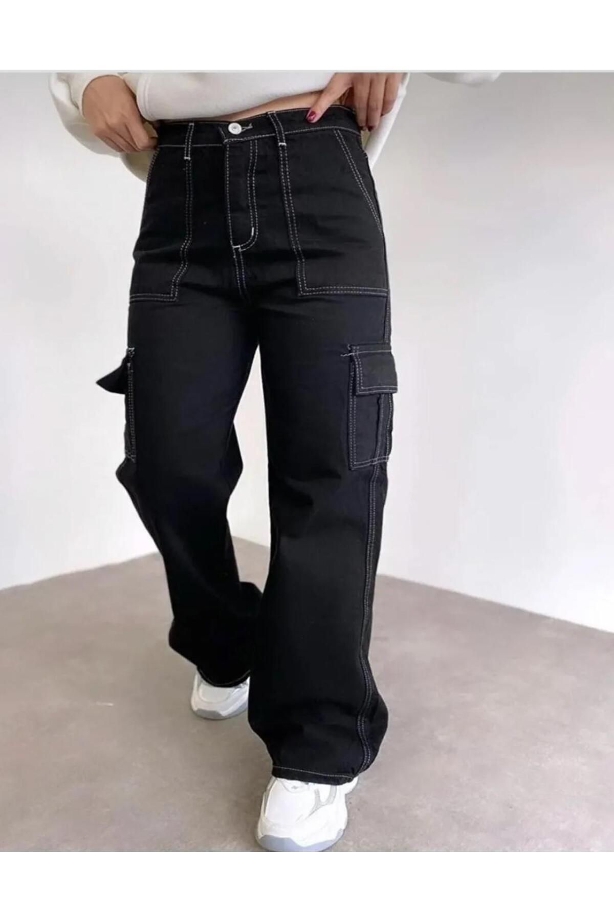 Asia-Palazzo Jean Cargo Pocket Pant 2