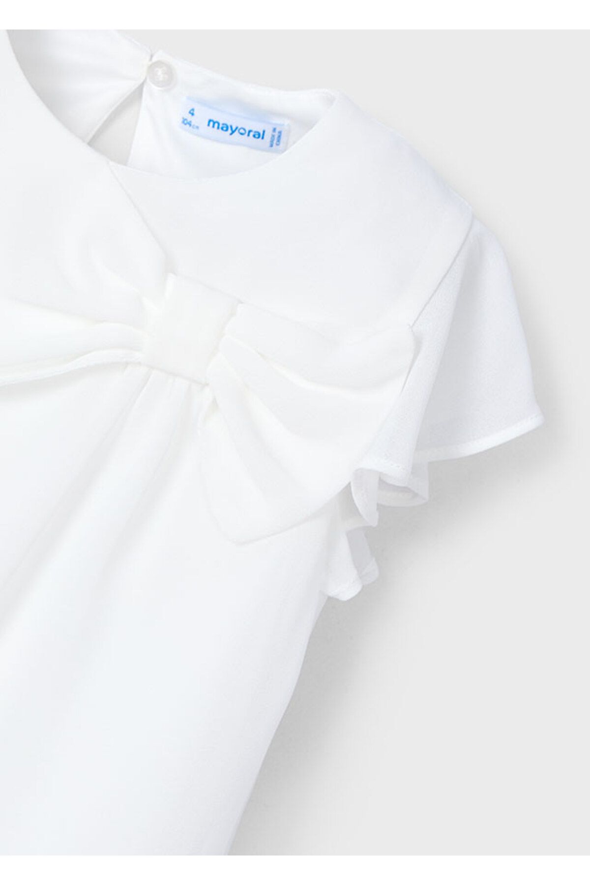 MAYORAL-Girl's Blouse with Bow Detail - 3182 4