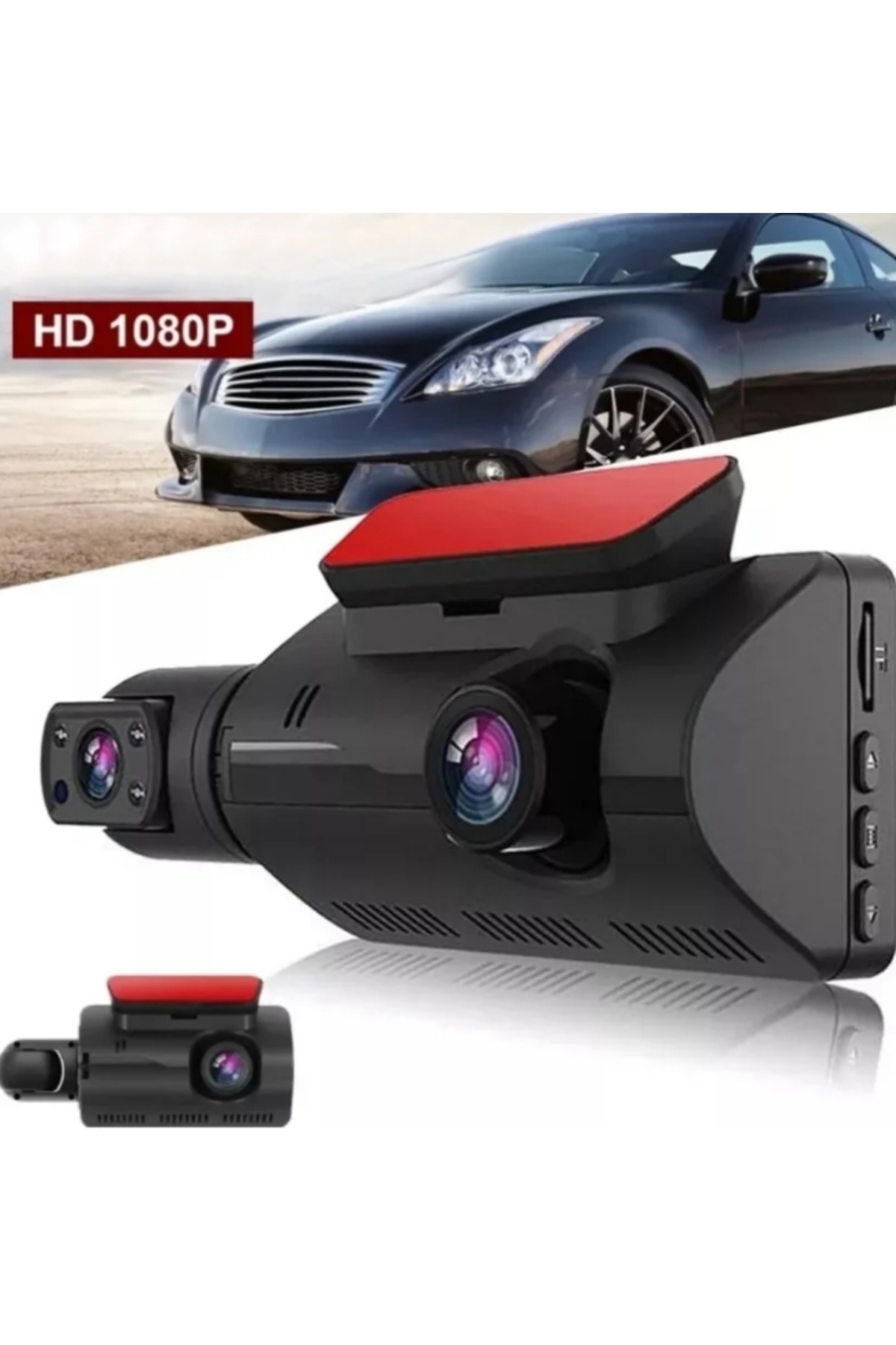 nextbuy Araç İçi Çift Lensli Kamera Otomatik Sürüş Görüntü Ses