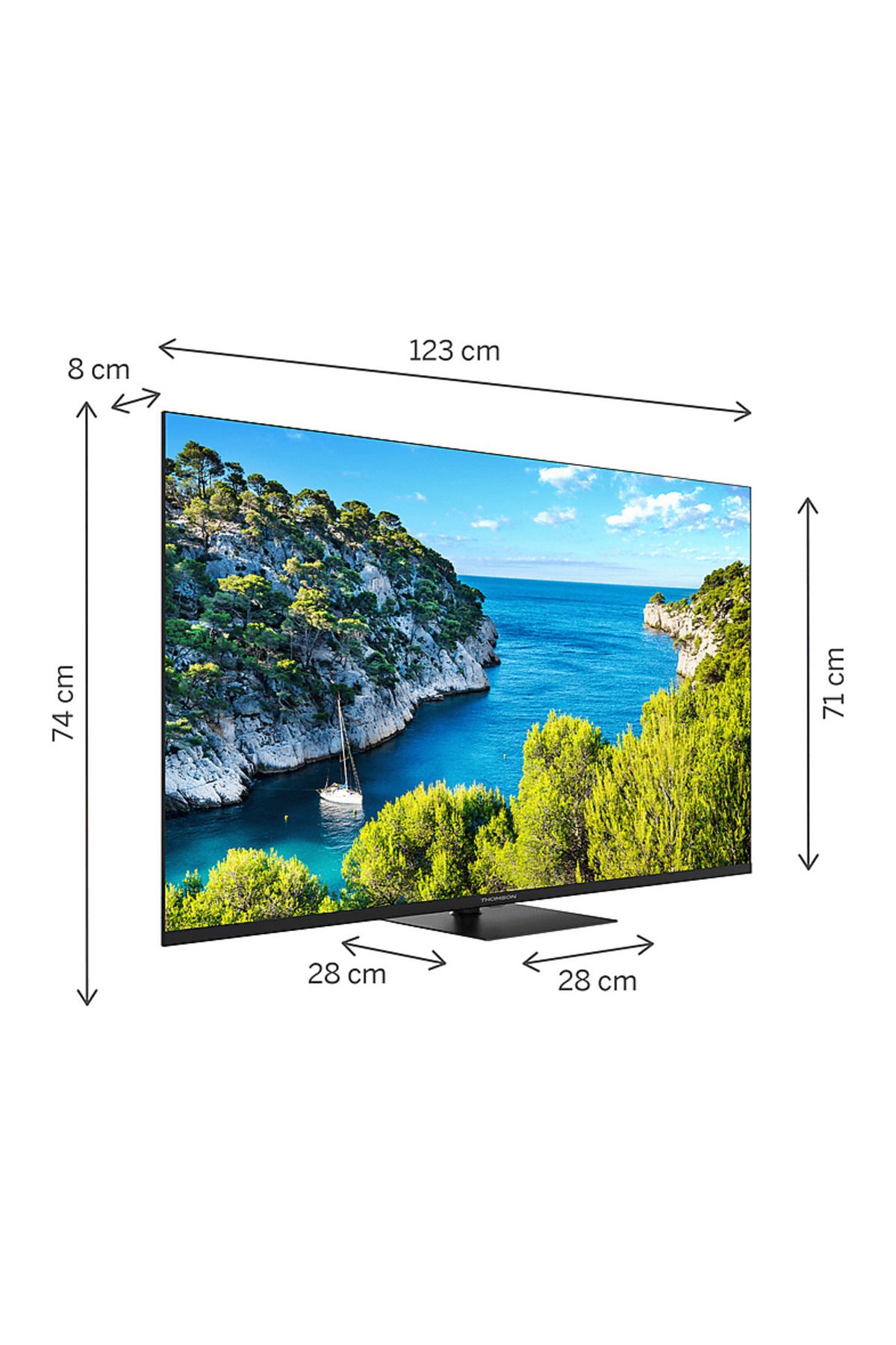 THOMSON 55UG5C14 55" 139 Ekran Uydu Alıcılı Ultra HD 4K Google Smart LED TV