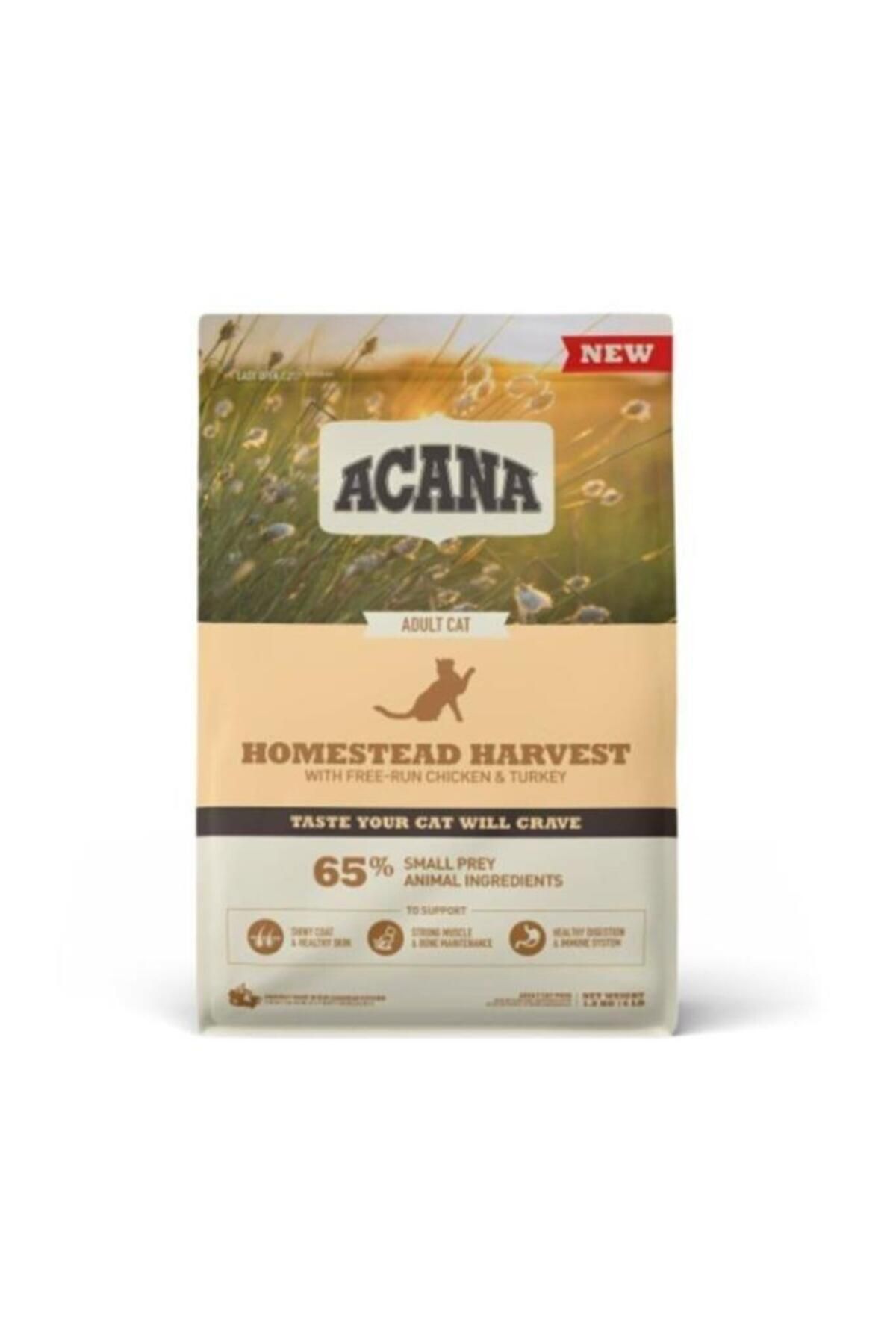 Acana Homestead Harvest Tavuklu ve Hindili Yetişkin Kedi Maması 1.8 Kg
