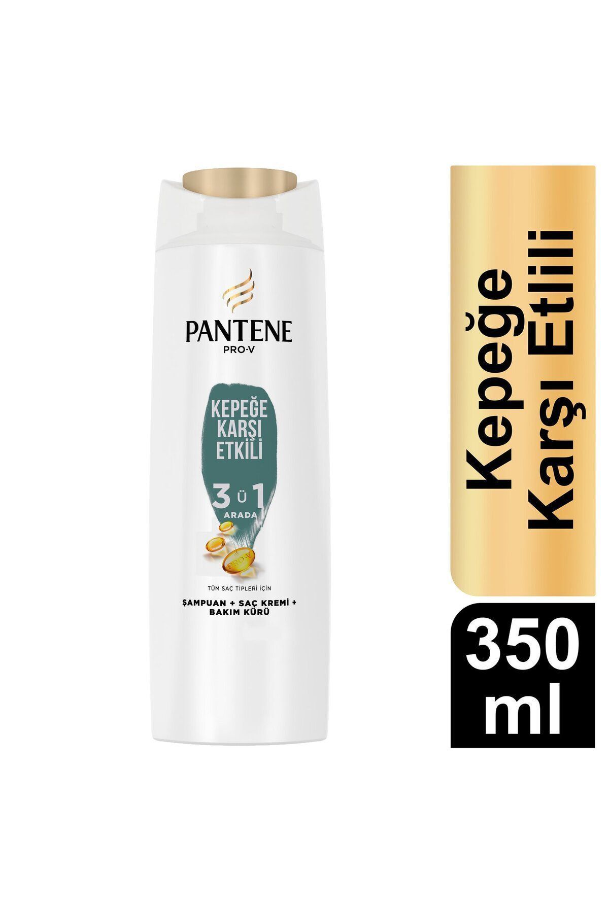 Pantene-350 ml Shampoo 3in1 - Anti-Dandruff 5