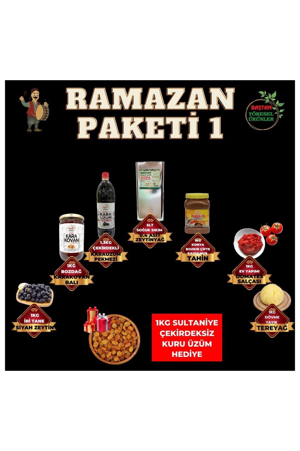 Baştan Yöresel RAMAZAN PAKETİ 1