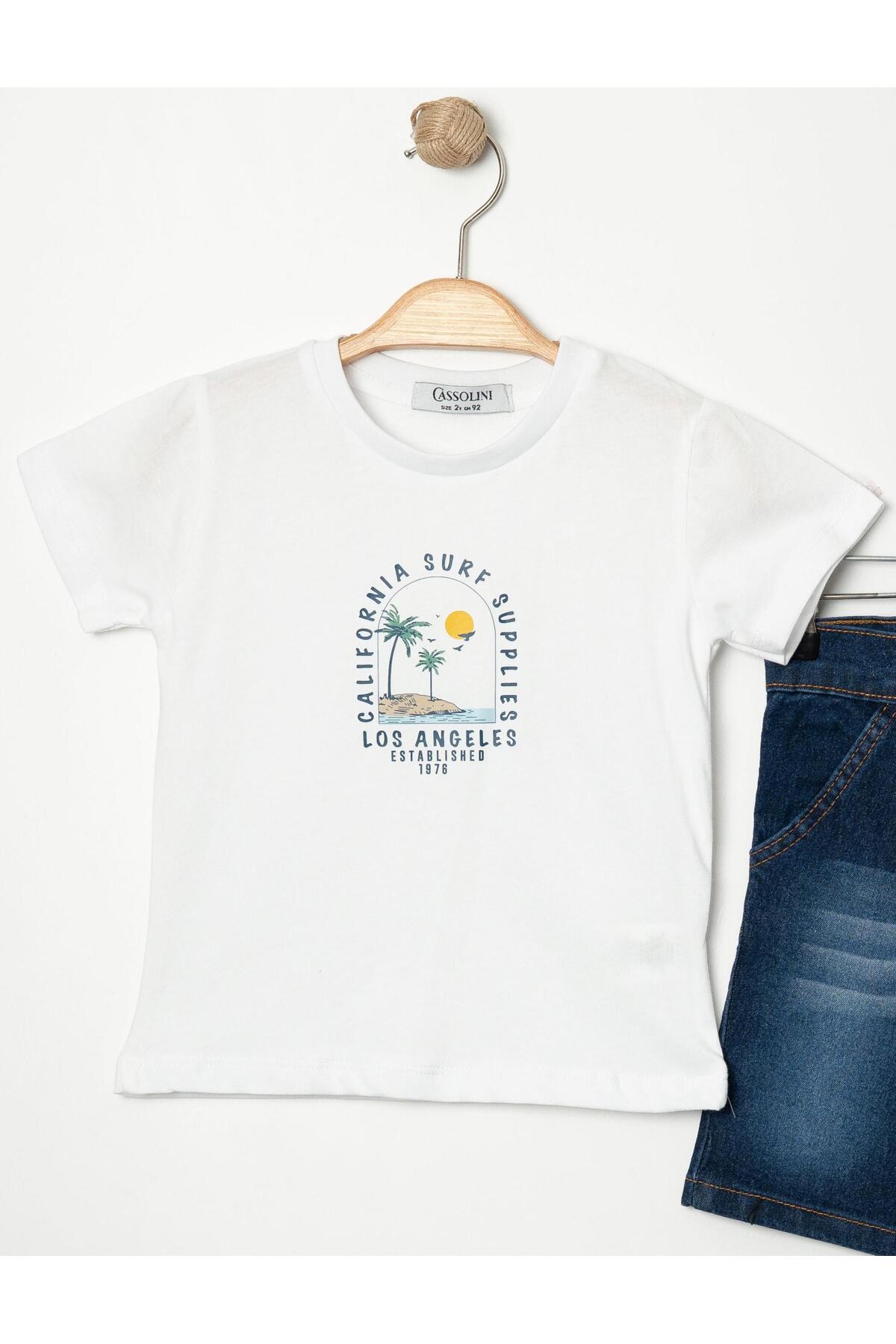 Chicsy Baby Tarz Gömlekli Çizgili Belden Ayarlanabilir Kısa Kollu Şortlu 3'lü Takım Çocuk ve Bebek Giyim Özel Gü fotoğrafı 7 (önizleme)