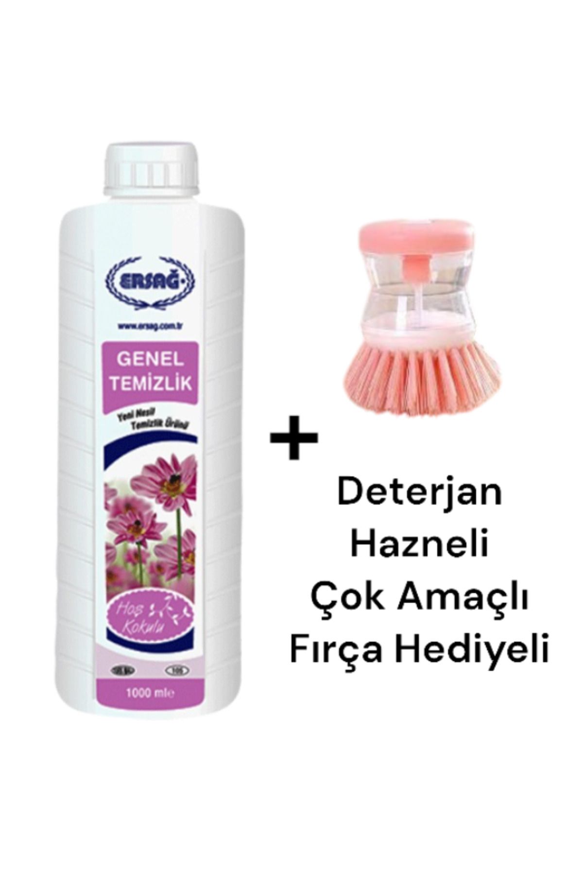 Ersağ Genel Temizlik 1000 ML - (Çok Amaçlı Fırça Hediyeli ) 105-3