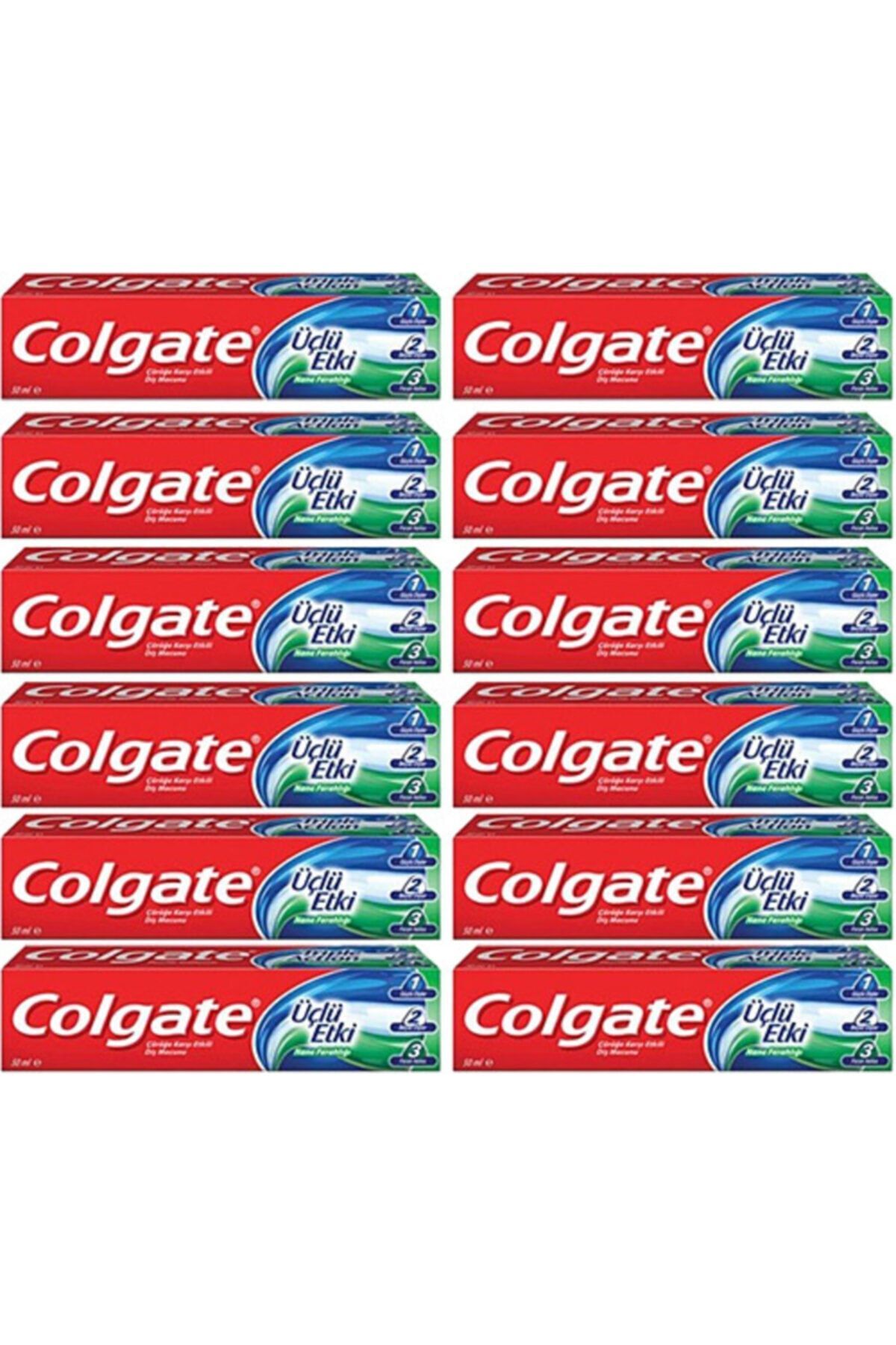 Colgate Diş Macunu Üç Etki 50 Ml. X 12 Adet - Fiyatı, Yorumları