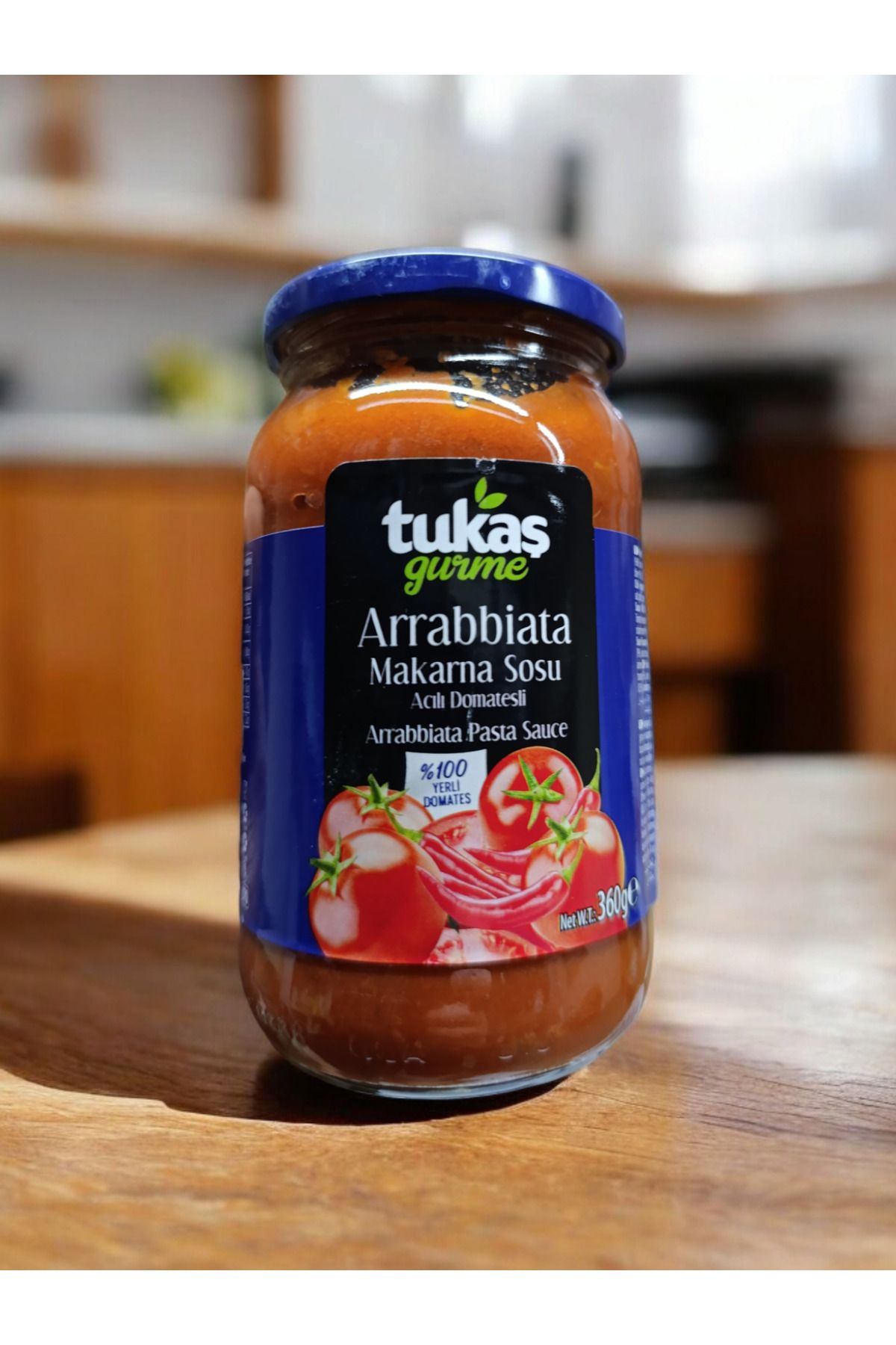 Tukaş Gurme Arrabbiata Makarna Sosu 360GR ( Acılı Domatesli)