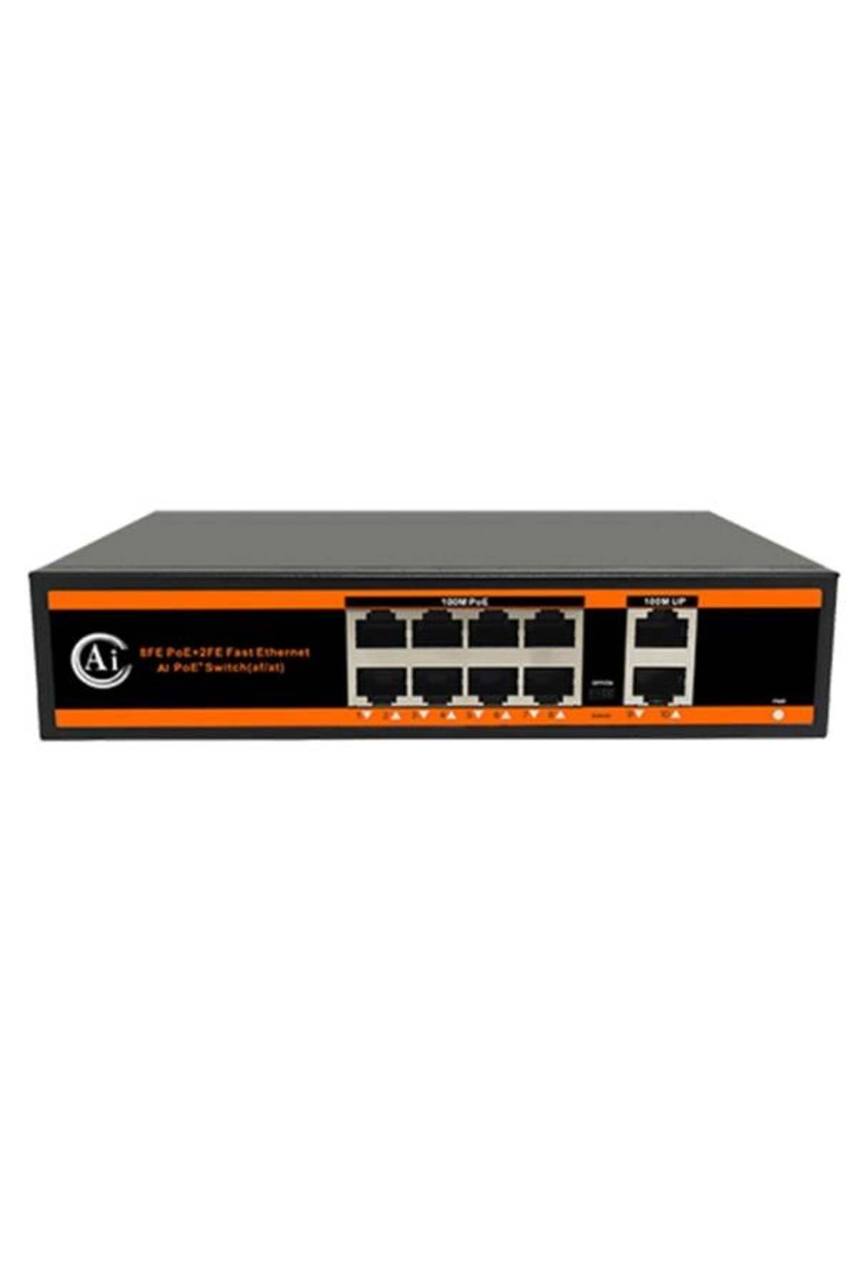 nazeninstoğu Novacom Nd1P802Alf-8*10/100M Bit Ports 2*10/100M Uplink Port Watchdog Poe Switch