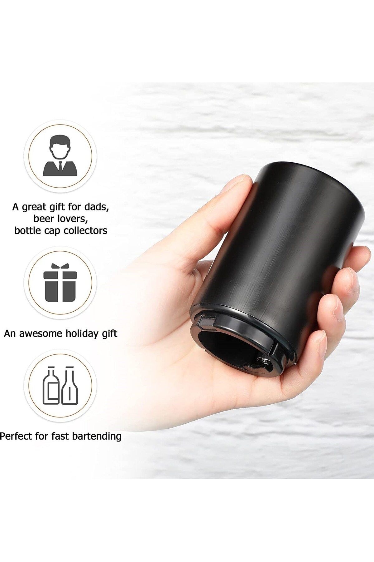 Neler Geldi Neler-ProfessionAl AutomAtic Bottle Opener - PrActicAl Lid Opener Soda Bottle Coke 3