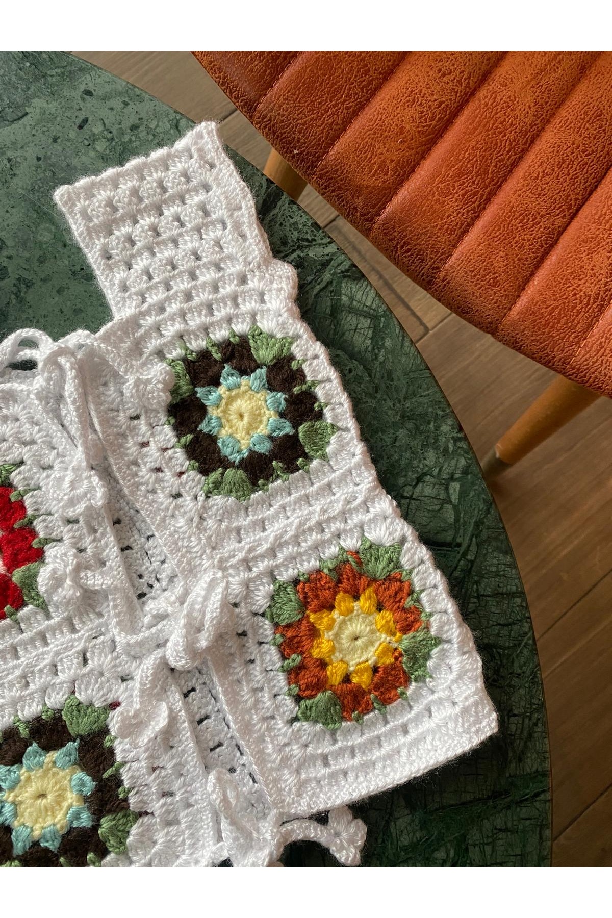 shop Kız Çocuk Örgü Yelek Evdensepete fotoğrafı 2 (önizleme)