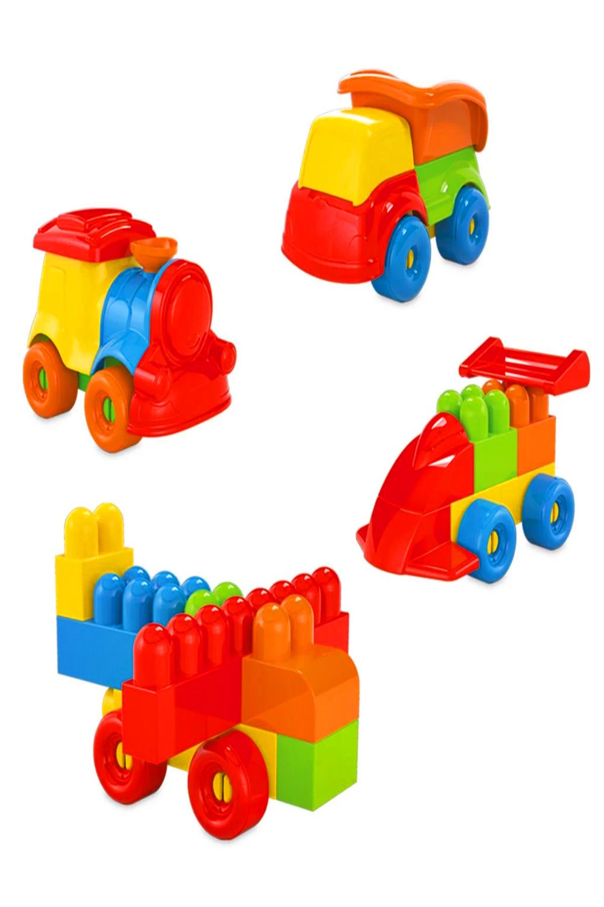 a v d a-Educational Smart Blocks 100 Pieces - Puzzle Build Building Blocks 6