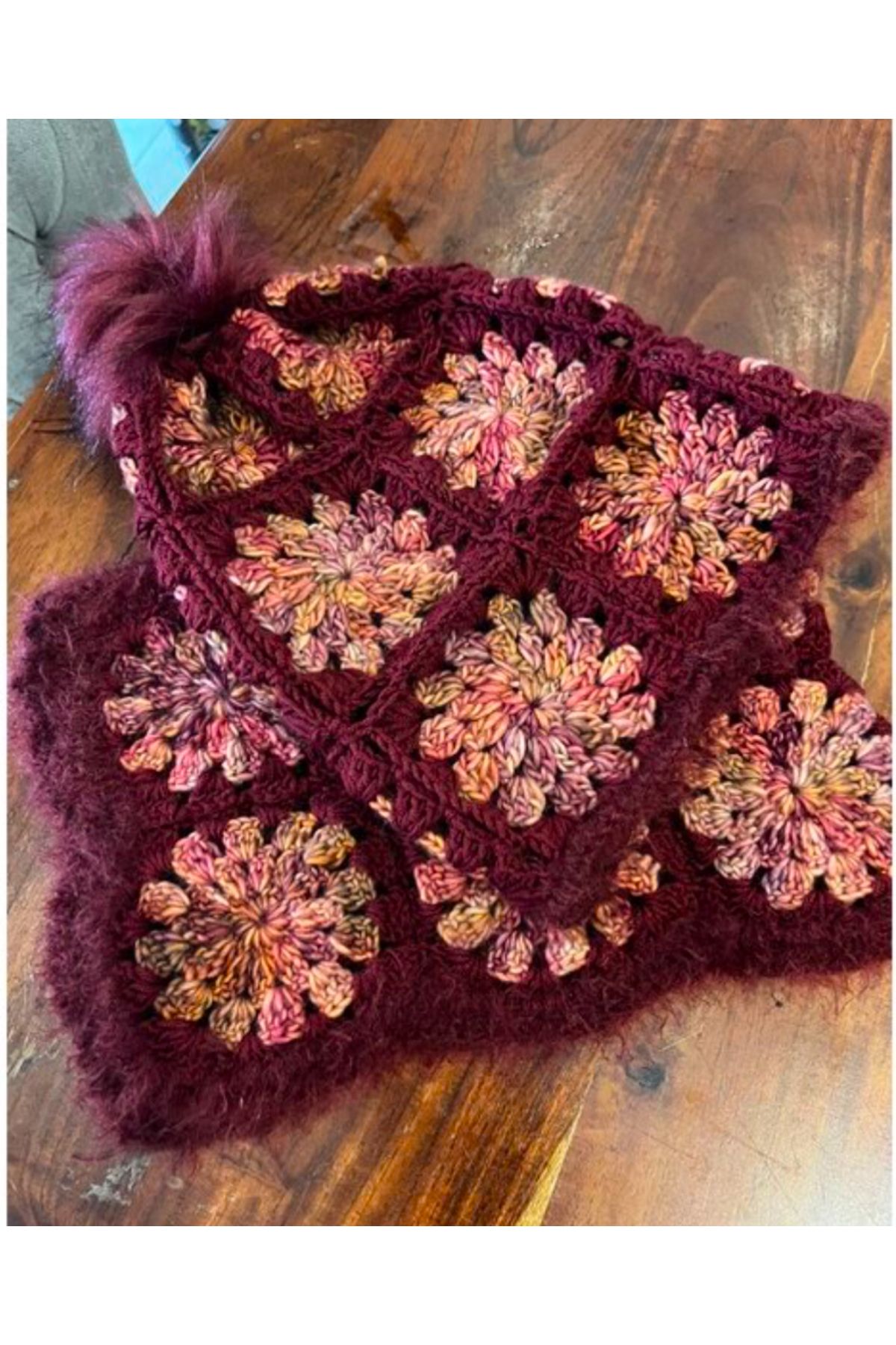 SiBelle Designer Yün el örgüsü bere boyunluk