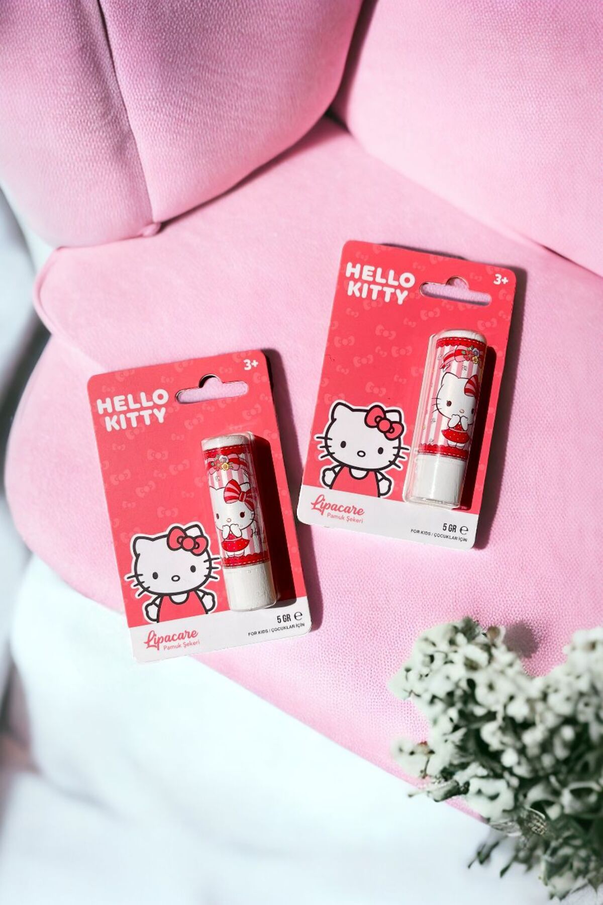 Sasta Hello Kitty Lisanslı Dudak Kremi - Hello Kitty Lip Care (2 Adet)