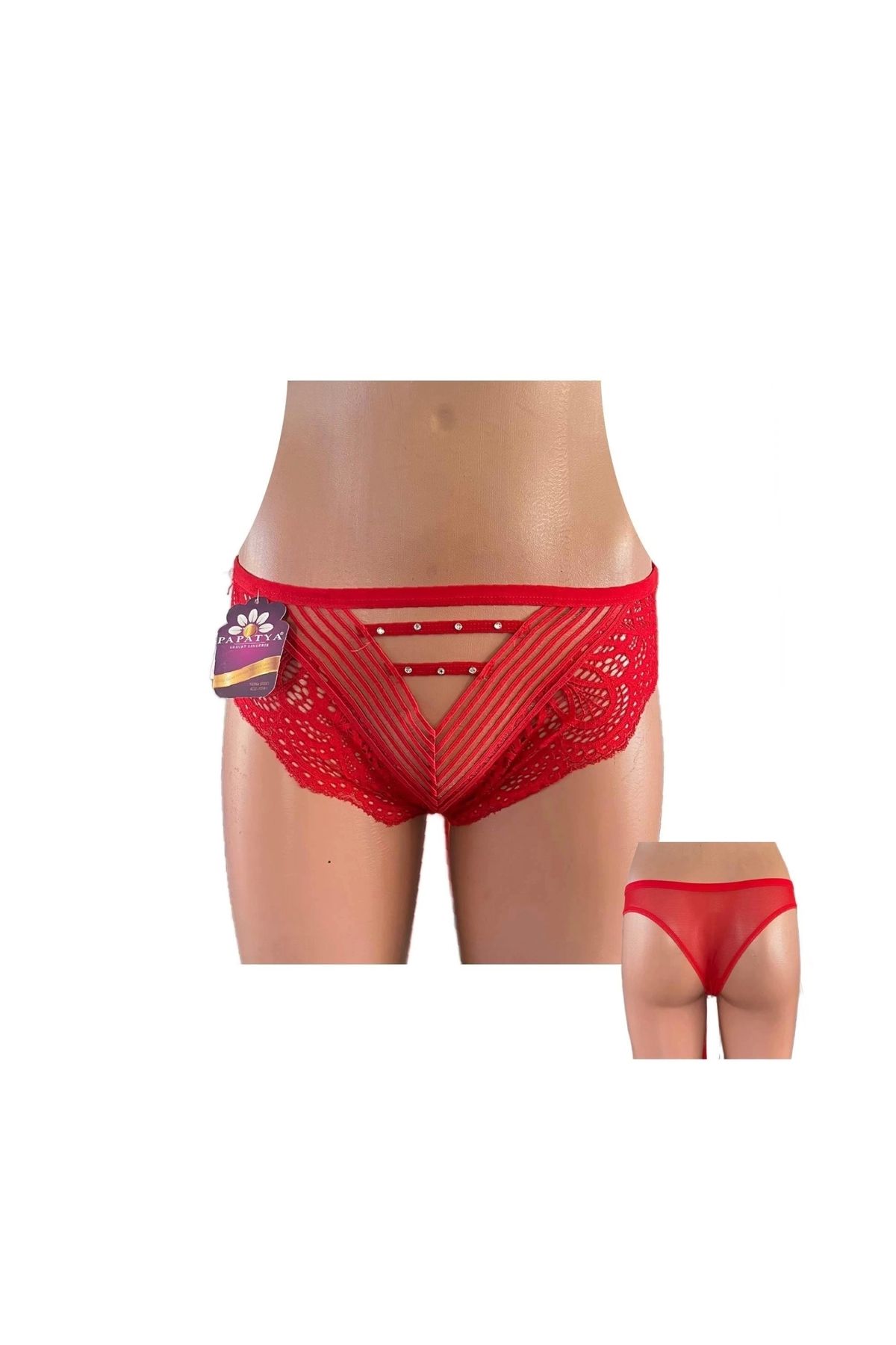 FTT SHOPPING MARKET Papatya 5206 Kadın Dantelli Slip Külot