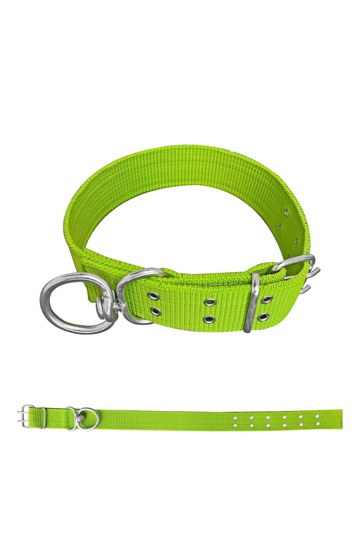 SAVEX Dokuma Köpek Boyun Tasması Yeşil 5*80 cm