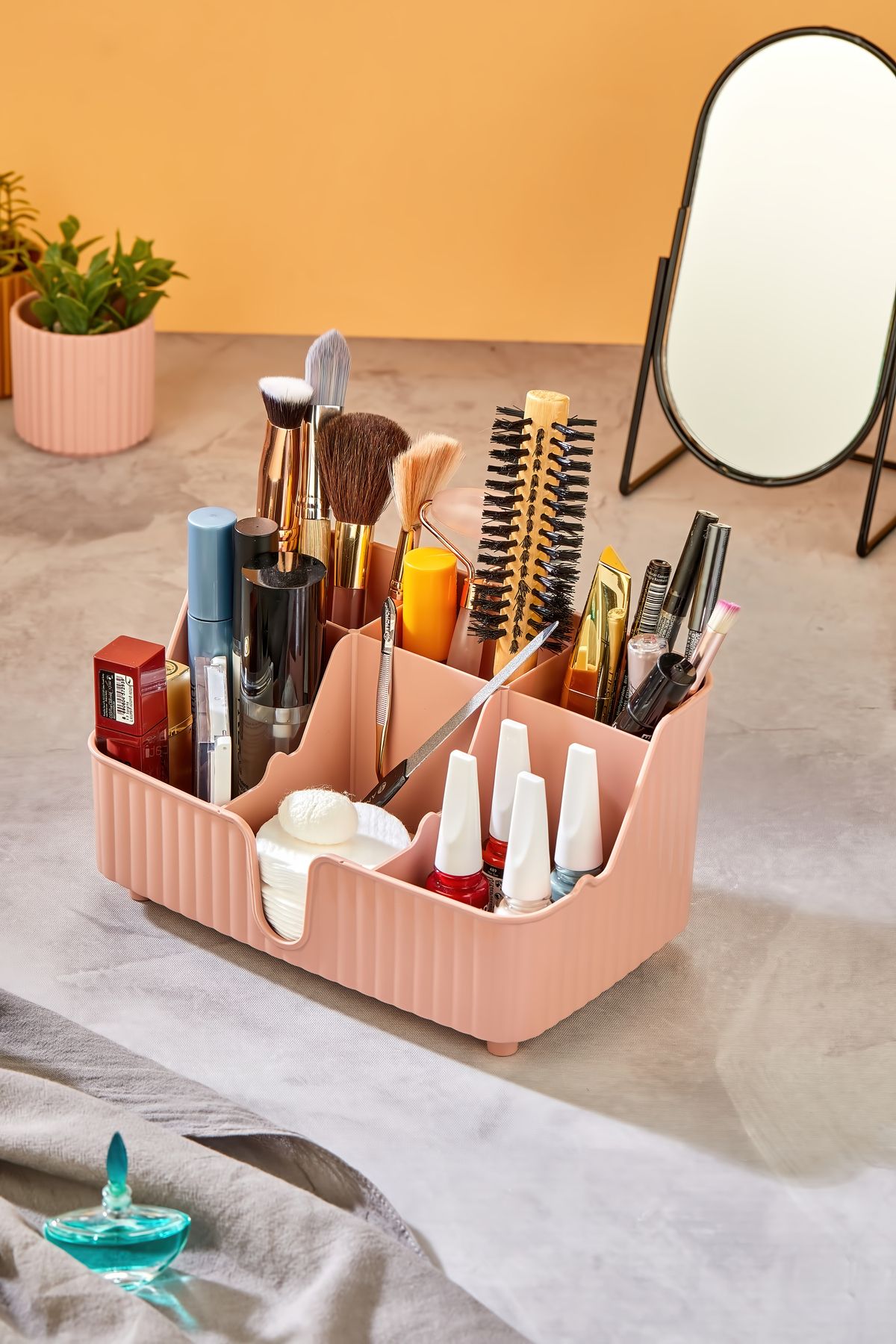 HopeWay Home Organizator De Machiaj Line 6' Cu Compartimente - One Size
