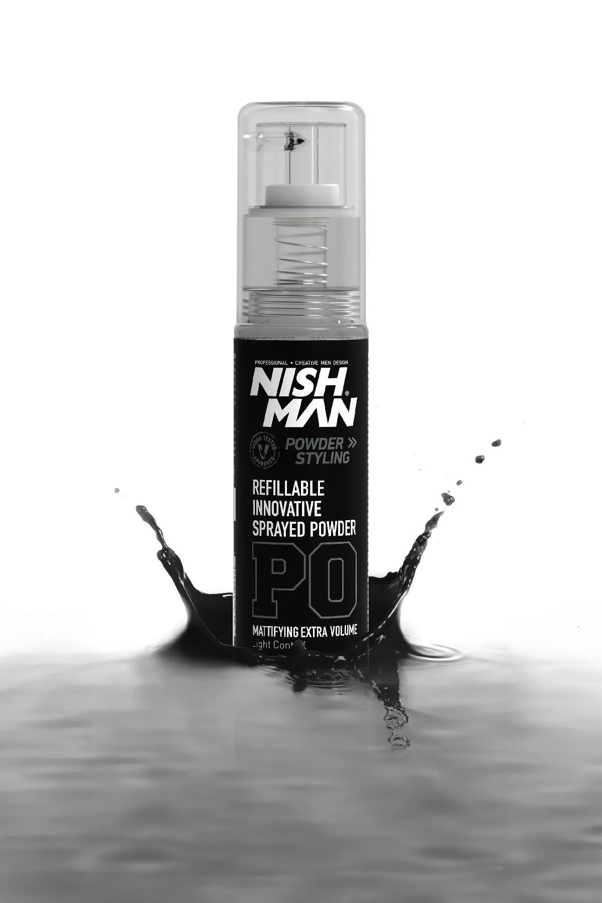 Püskürtülebilir Pudra Wax P0 - İkili Set - Özel Pompalı Şişe — NGP040 — تصویر 3 از 4