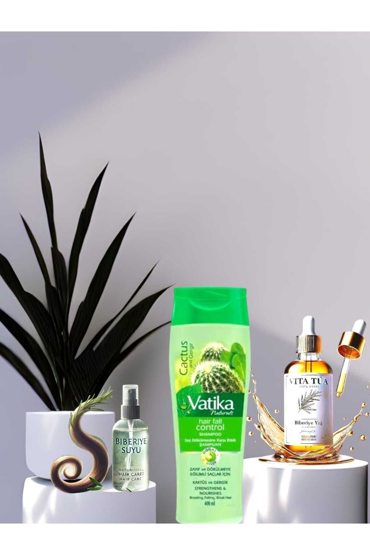 VİTA TUA-Pure Rosemary Oil Tonic and Shampoo1 Piece Fast Hair Growth for Hair Loss and Damaged Hair 2