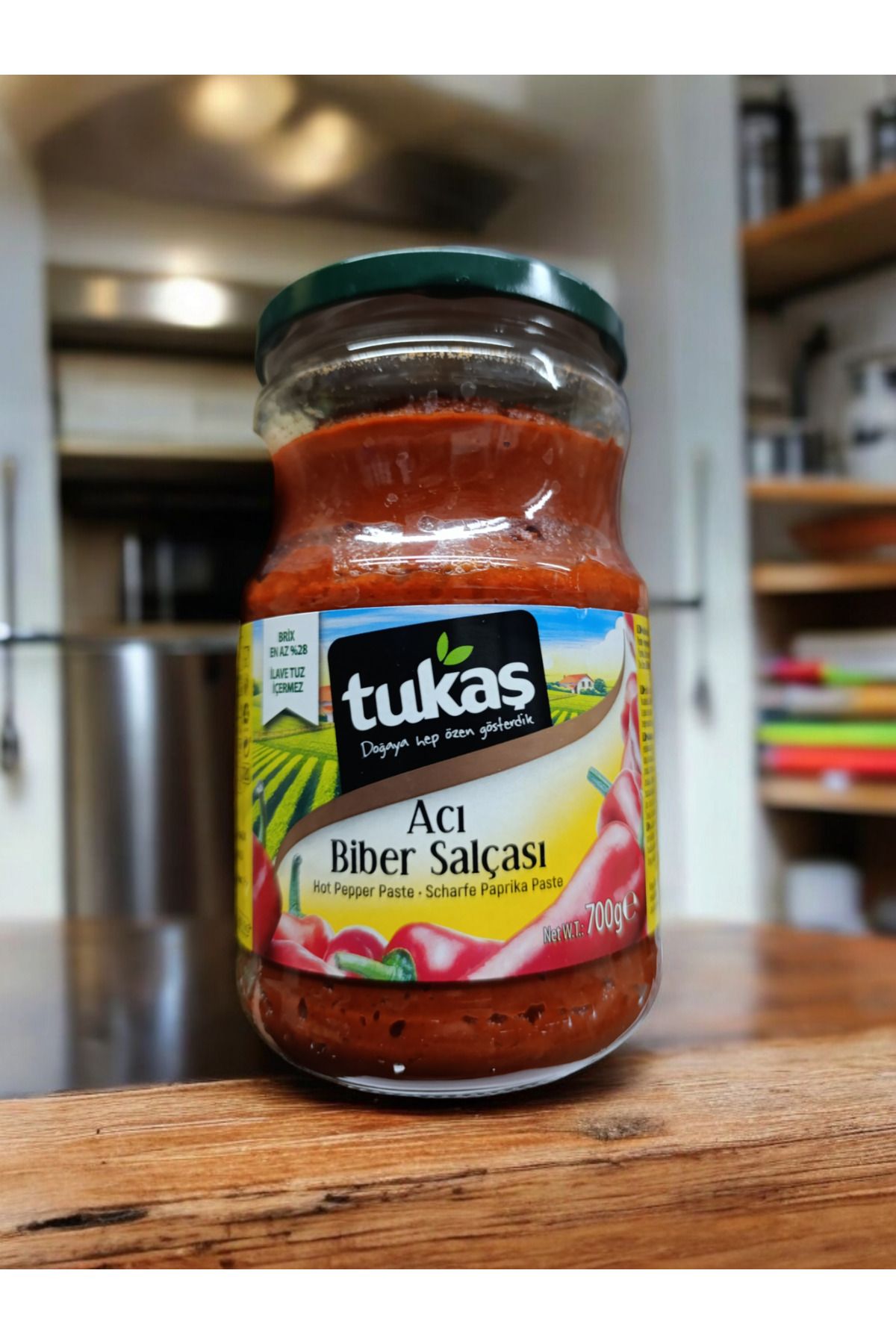 Tukaş Acı Biber Salçası 700GR