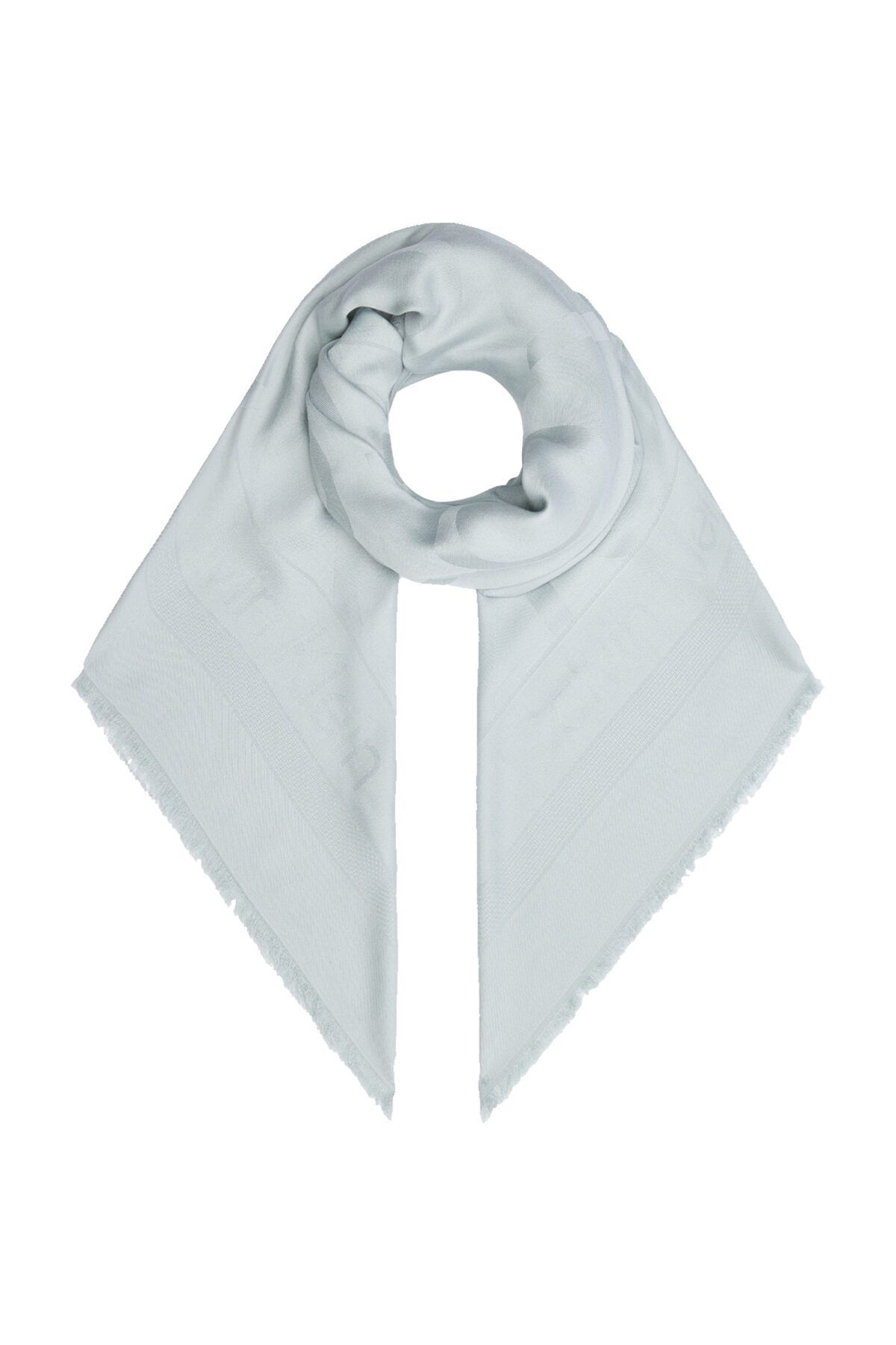 Calvin Klein-GROSSER MONOGRAMM-JACQUARD-SCARF 1