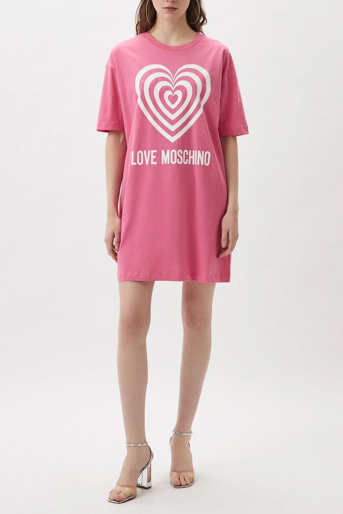 Love Moschino Sukienka Fuxia Dla Kobiet/dziewcząt Kobieta - 42