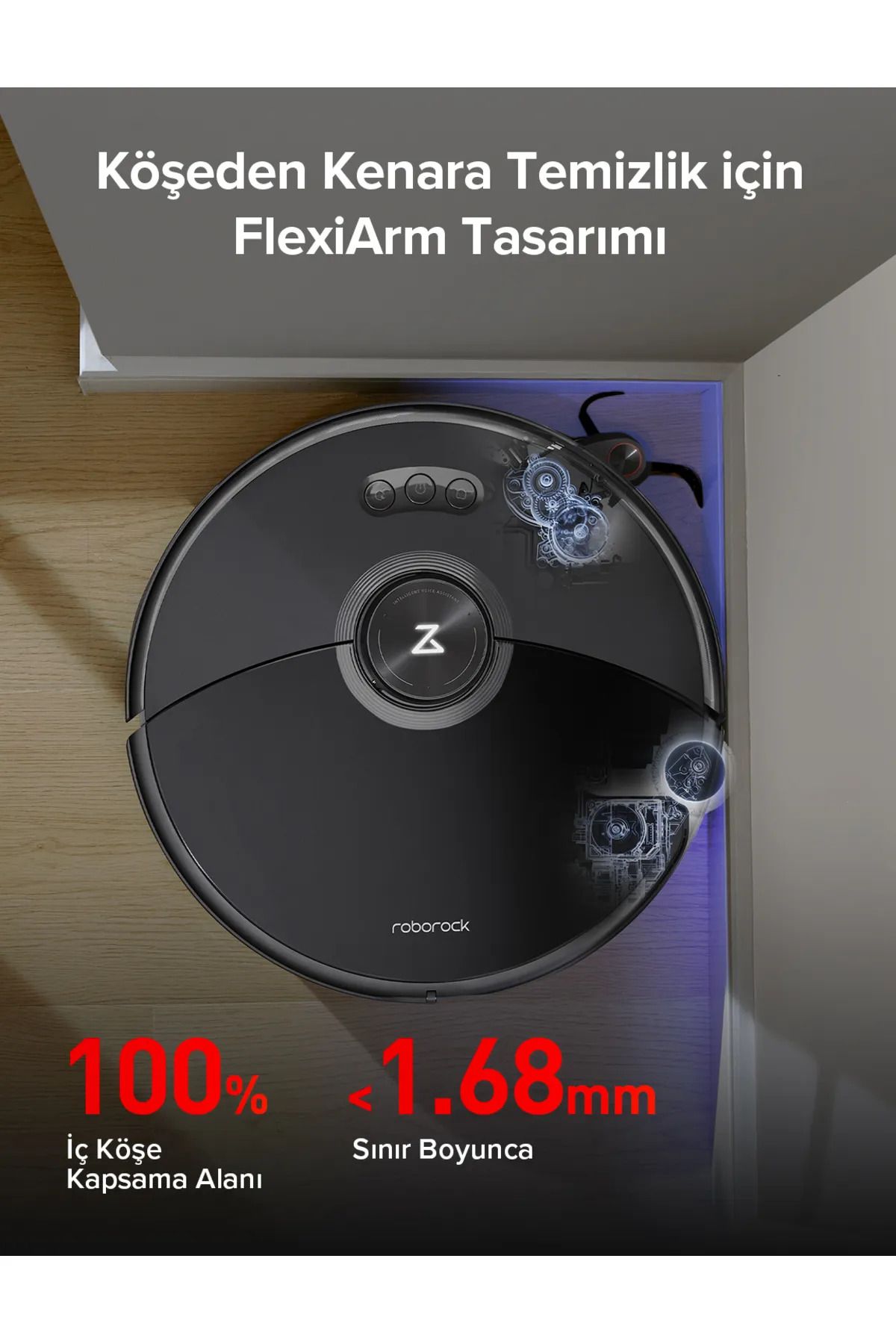 Roborock-Black S8 Maxv Ultra Smart Robot Vacuum Cleaner 3