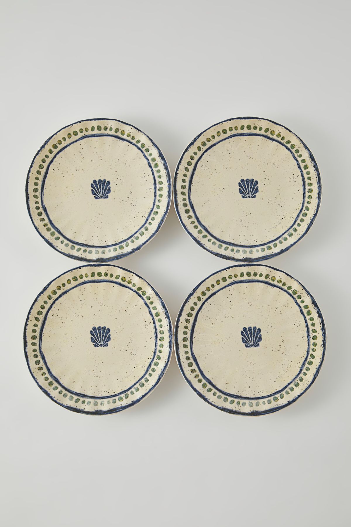 Trendyol Collection-Multicolor Ceramic Set of 4 Cake Plates 22cm Tphss25Tbk00001 4