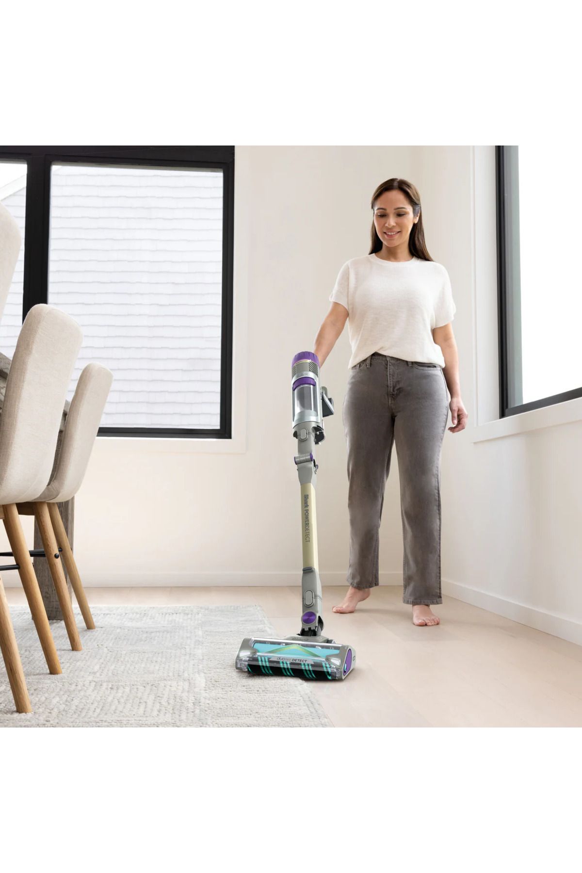 PowerDetect Clean&Empty Auto-Empty Sistemli Pet Başlıklı  Şarjlı Dikey Süpürge 70 dk'ye kadar Şarj - 14