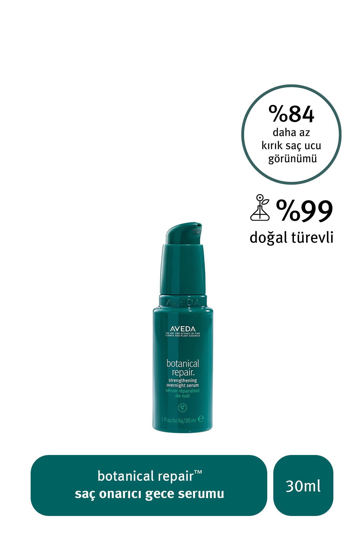 سرم شب ترمیم مو بوتانیکال 30 میلی لیتر 018084051412 Aveda
