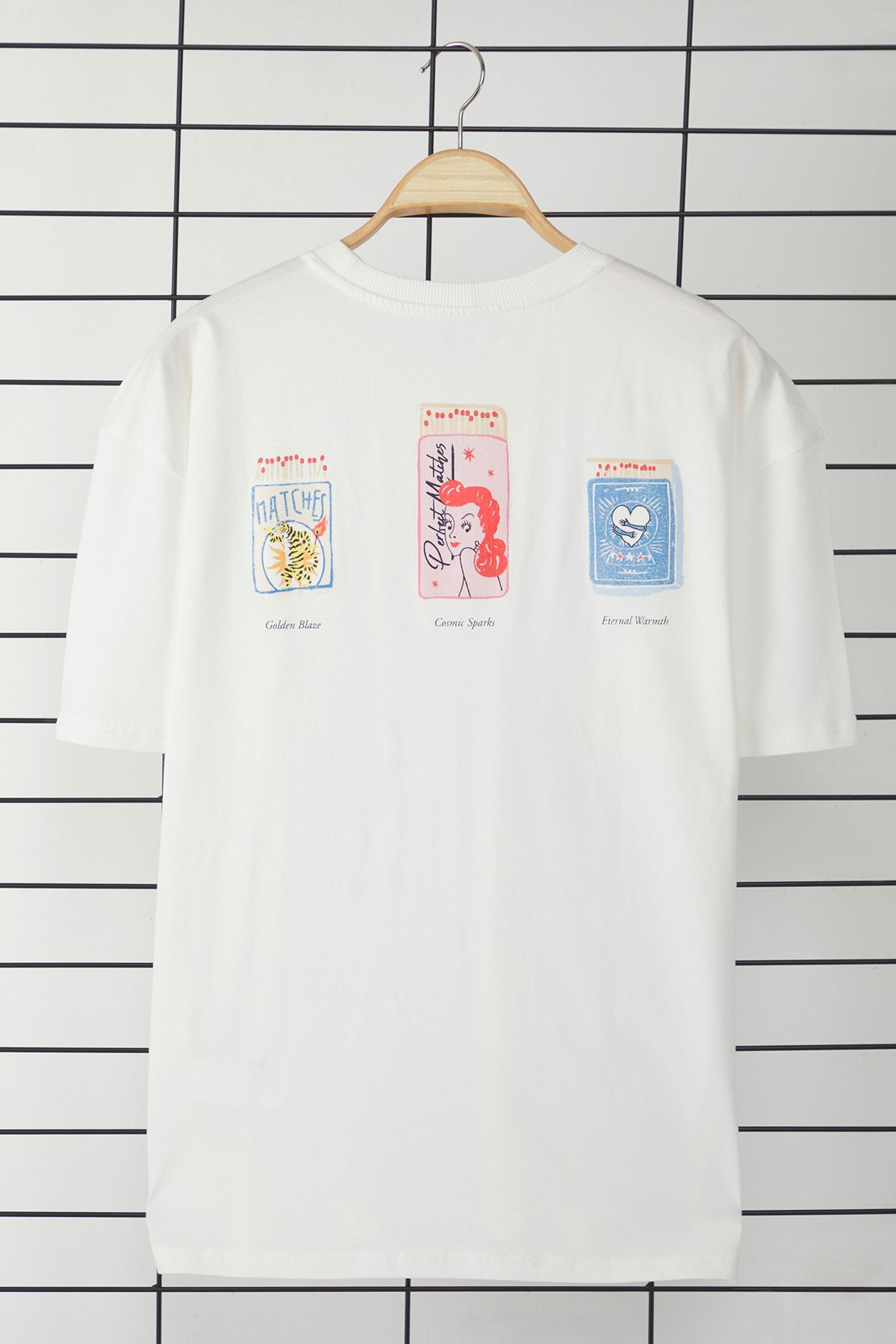 Trendyol Collection Tricou Oversize Din Bumbac Ecru - Masculin - 2XL