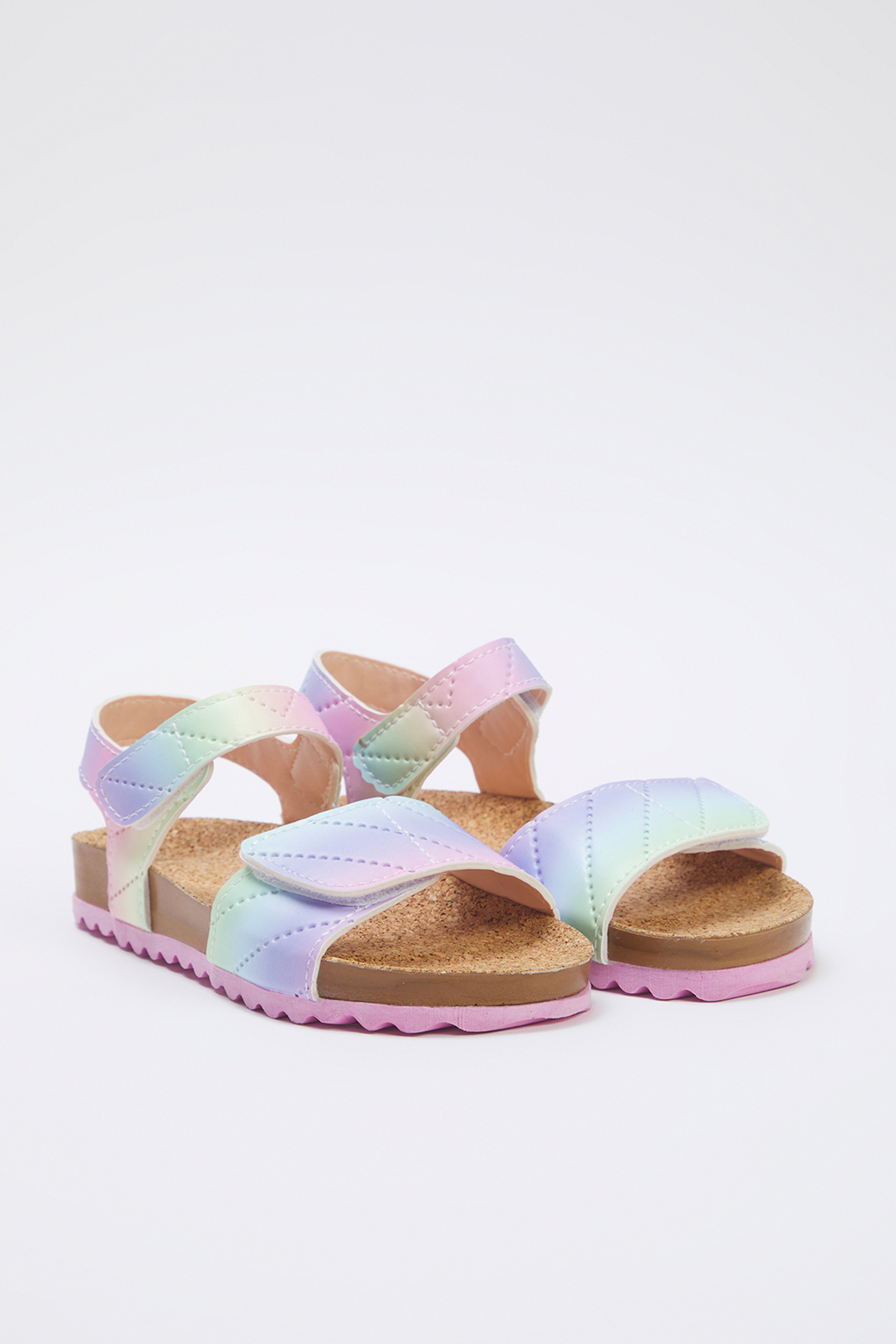 TRENDYOL SHOES Rózsaszín tépőzáras kislány gyerekszandál TAKSS25SD00024
