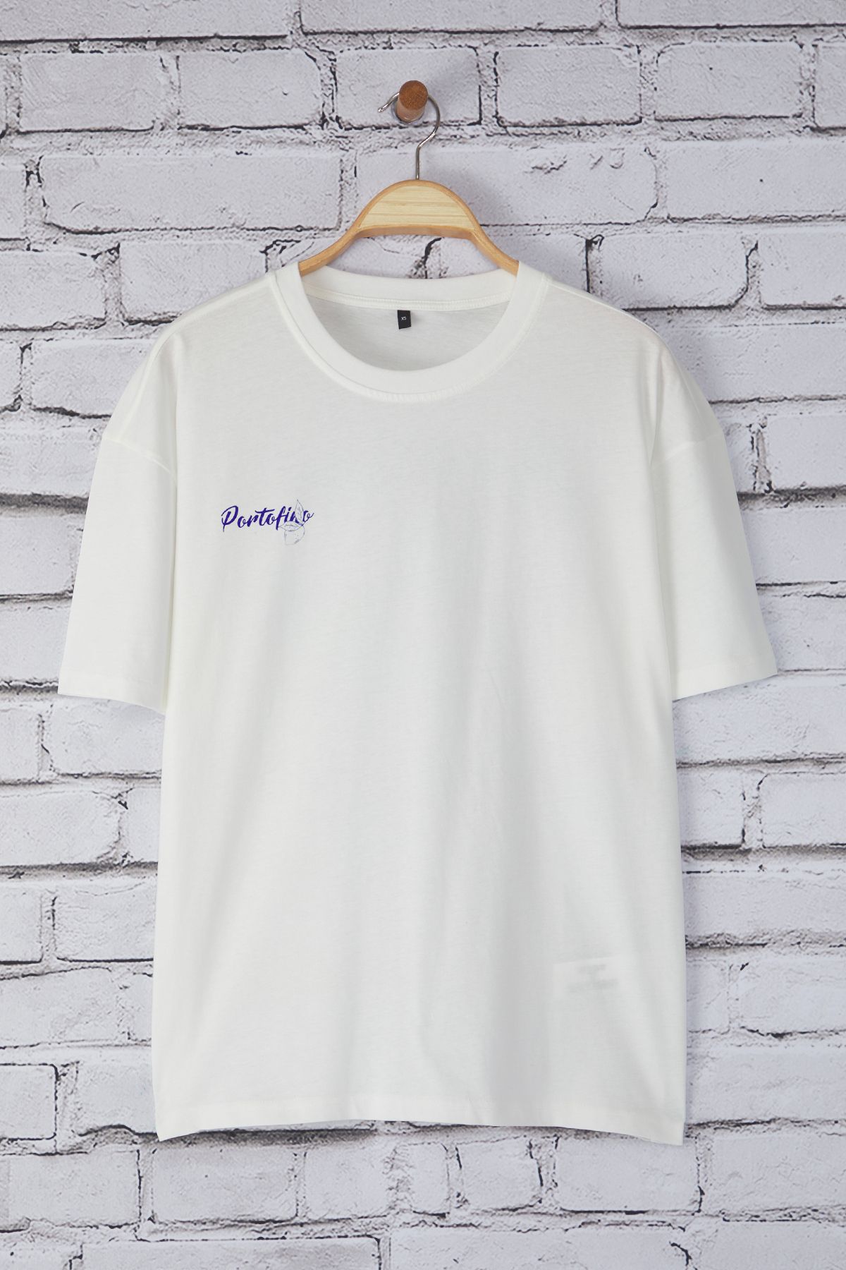 Trendyol Collection-Lemon Printed White Oversize Cotton T-Shirt - Tmnss23Ts00089 2