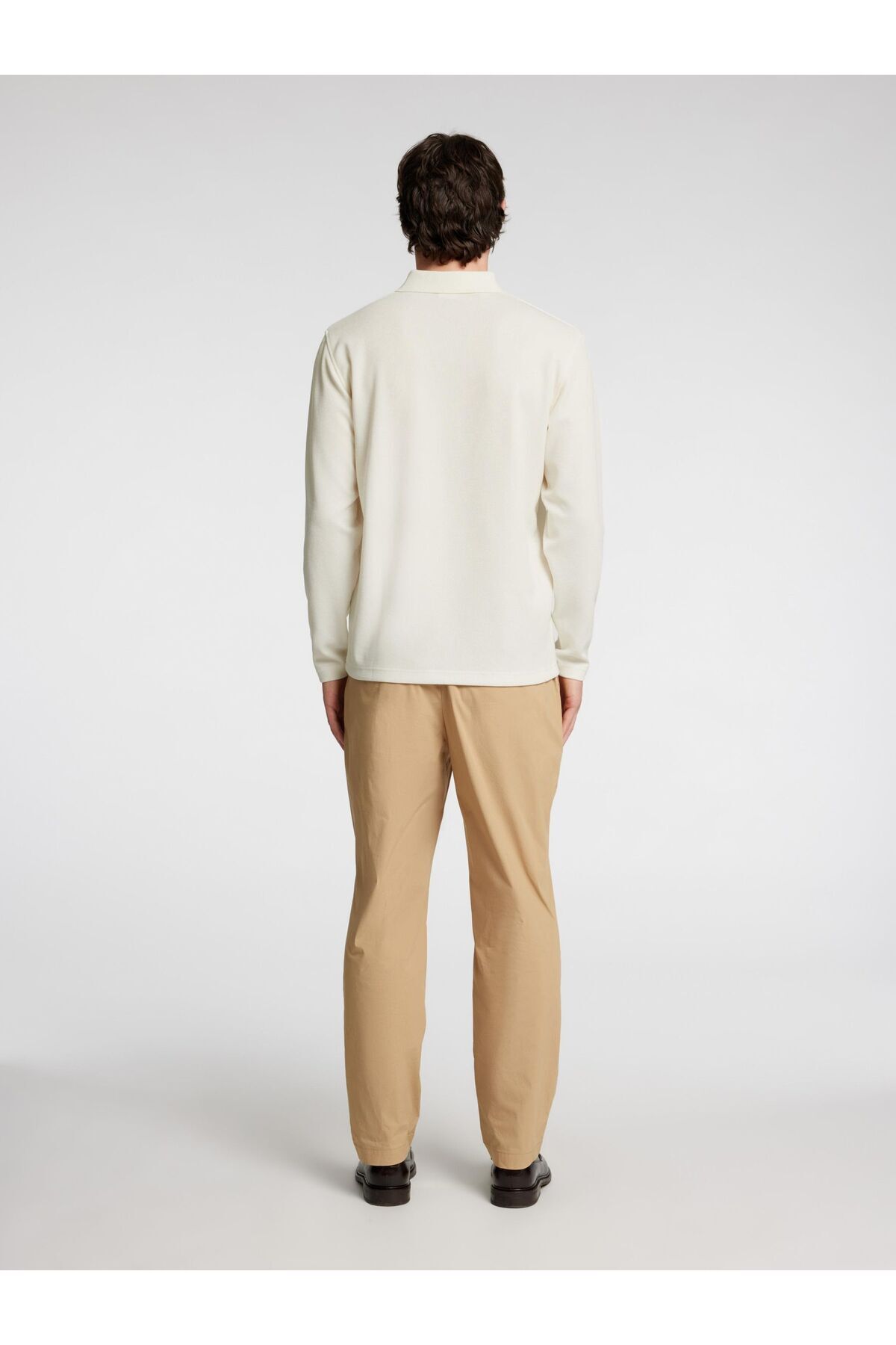 Selected Homme-Langarm-Poloshirt Strick 3