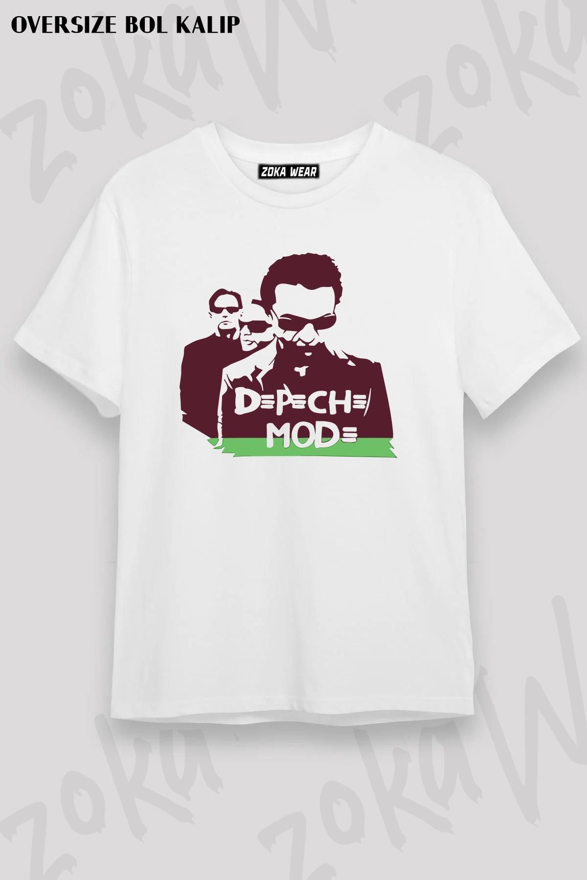 ZOKAWEAR Μπλουζάκι Με Στάμπα Unisex Oversize Band Depeche Mode Design für Adult Unisex - L