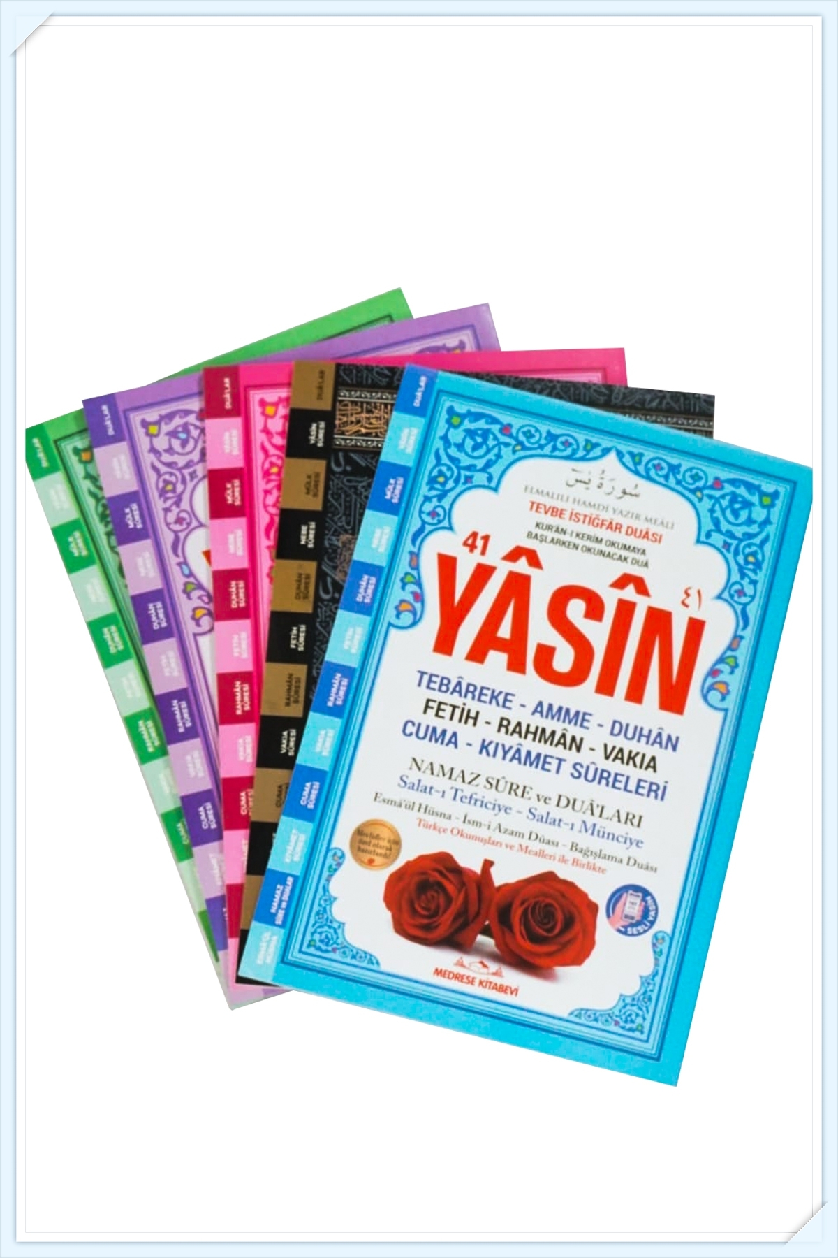 Medrese Kitab Evi Yasin Kitabı Cüzü Orta Boy 5 Li Set 80 Sayfa Telefonda Sesli Dinleme Doğum Cenaze Mevlüt Hediyeliği fotoğrafı 2 (önizleme)