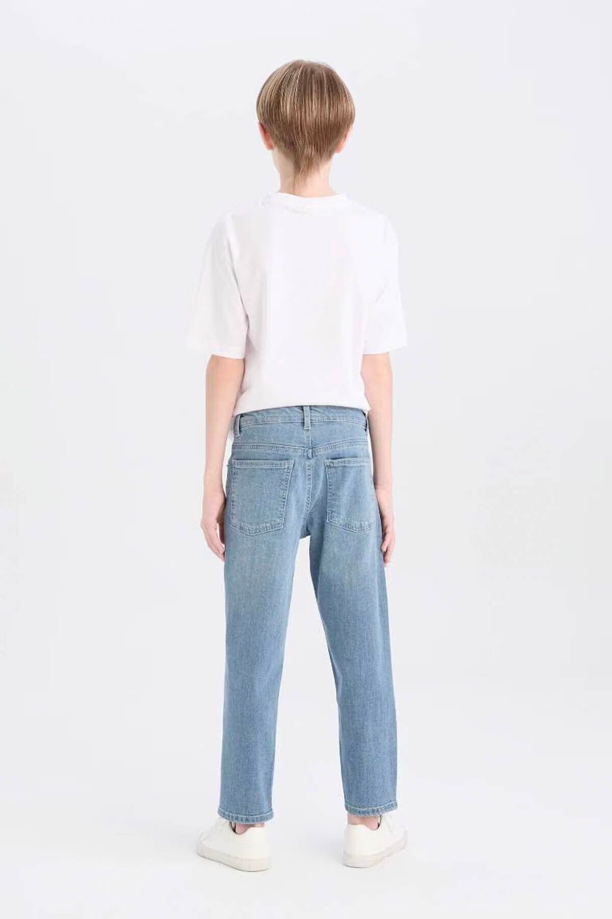 شلوار جین آبی پسرانه و بچگانه BOY JEAN NM84 GRY Defacto
