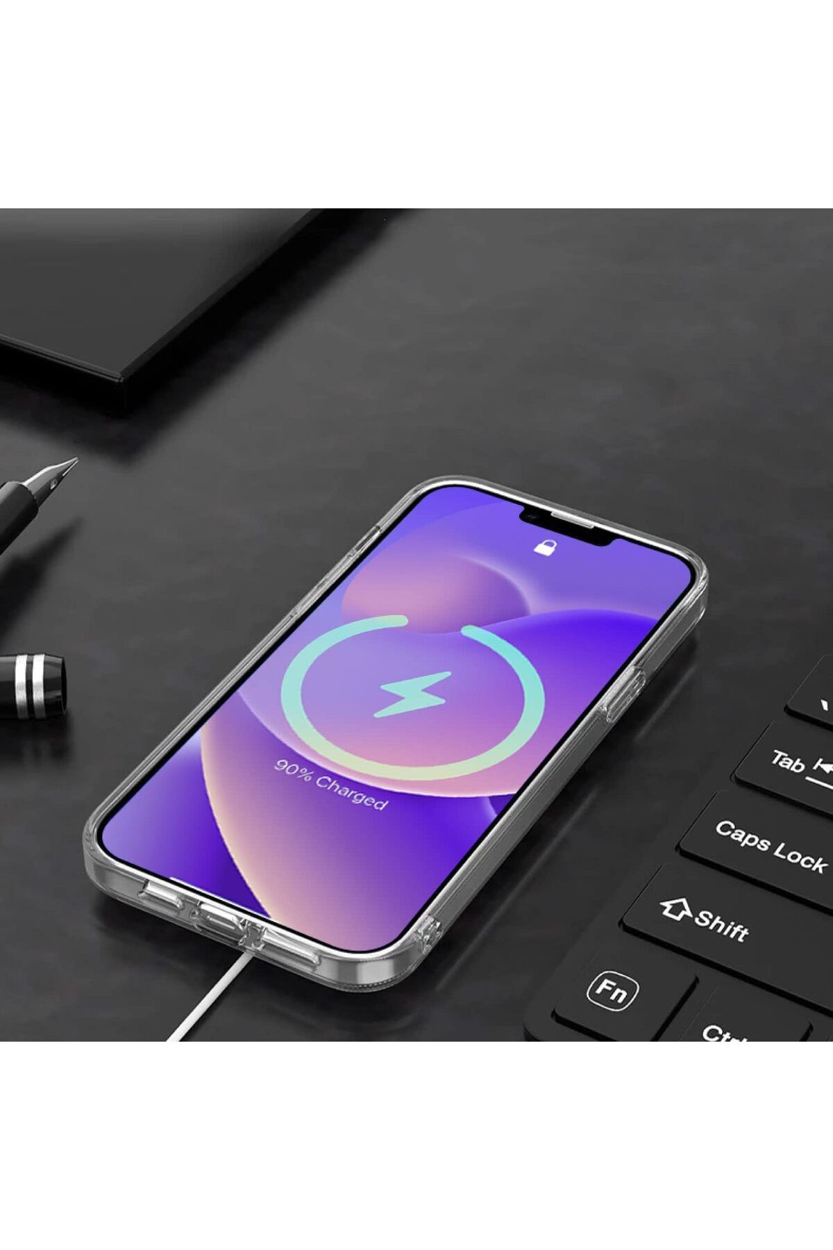 HYPHEN-جراب AIRE MagSafe الشفاف - iPhone 14 Plus - 6.7 5