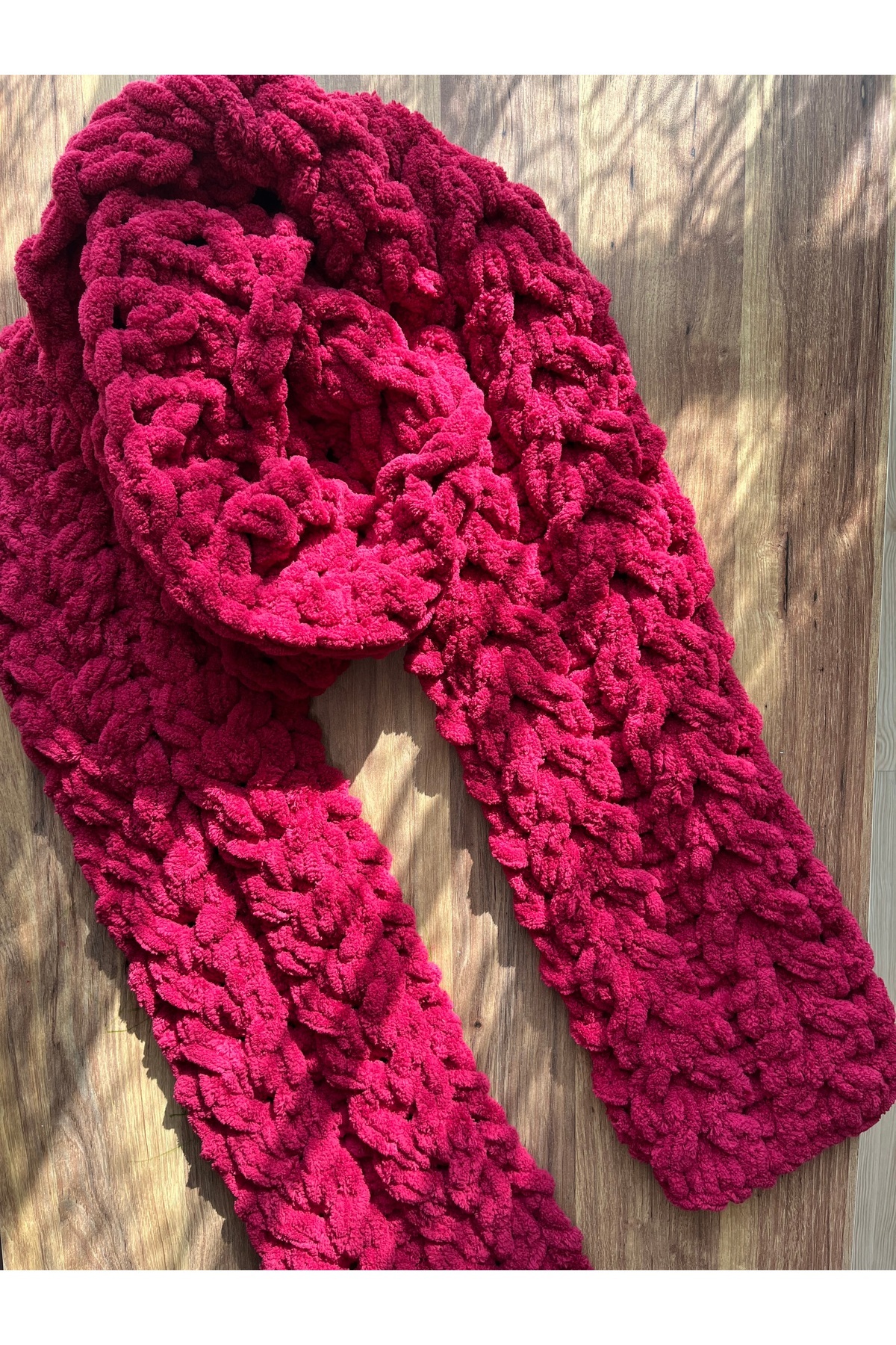 Alize-Puffy Soft Textured Spike Model Scarf 2