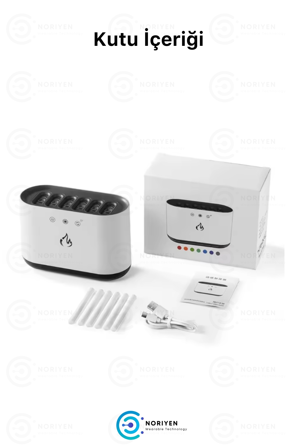 Sese Duyarlı Büyük 900 ML Ultrasonik Hava Nemlendirici 6 RGB Gece Işığı Buhar Makinesi Aroma Difüzör